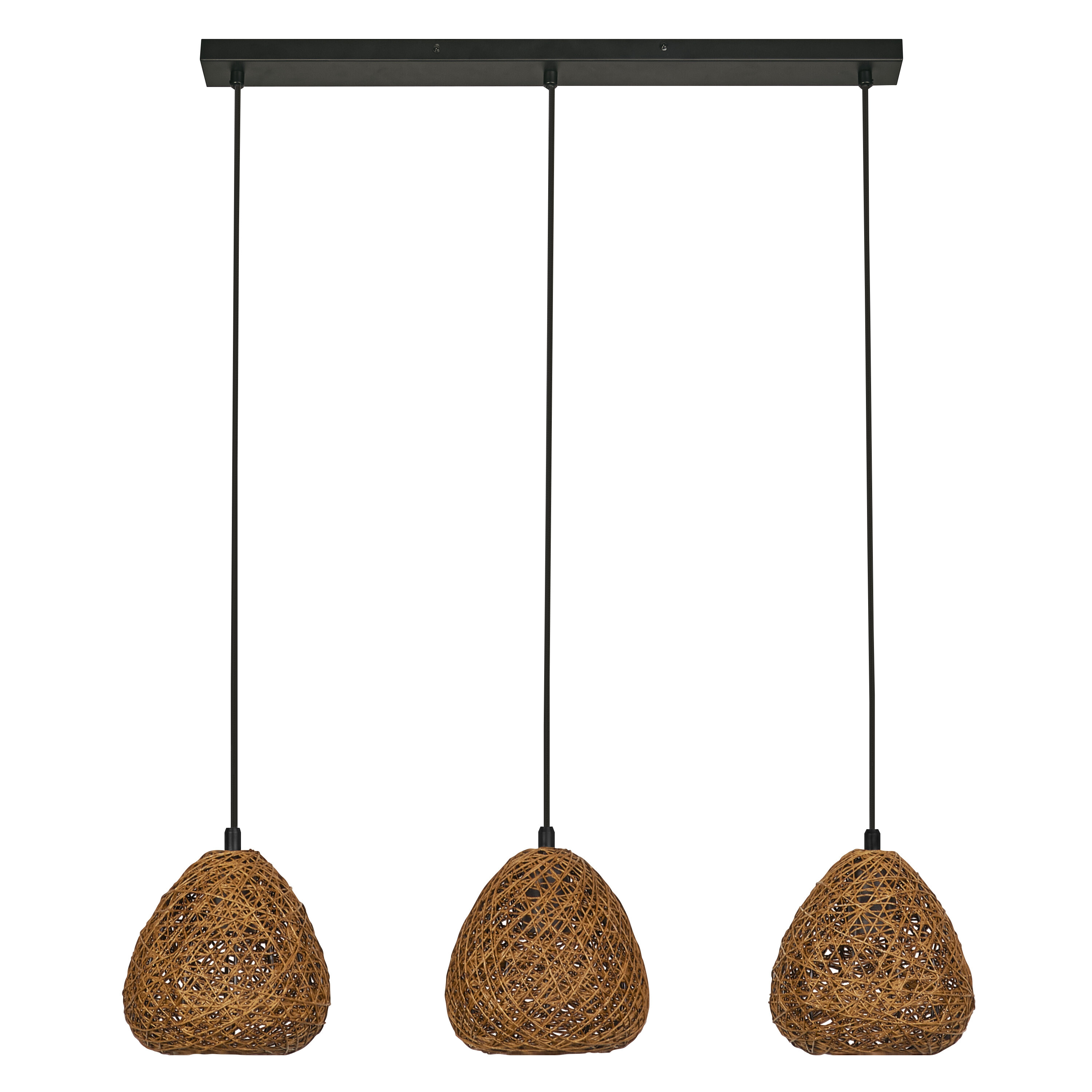 Osram Decor Pendelleuchte Linear, 3xE27, schwarz