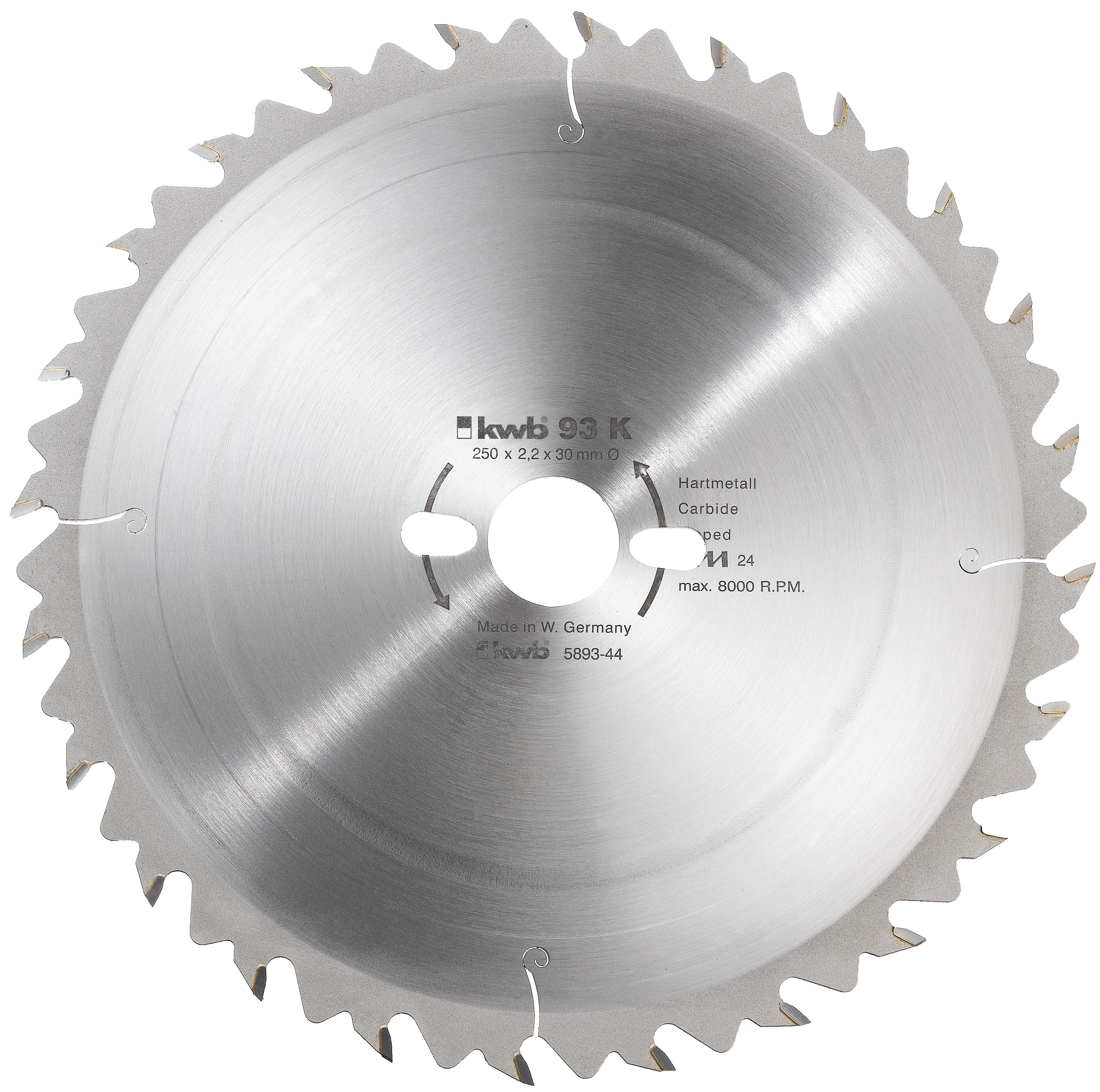 593044-100 Kwb Kreissägeblatt HM, Ø 300 x 30 mm, Z28