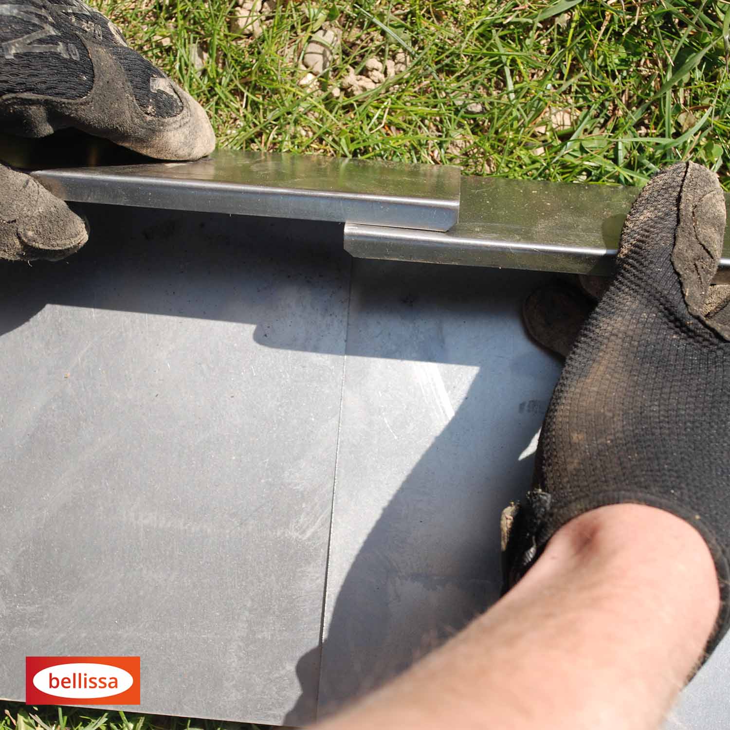 bellissa Schneckenblech Corten, 100 x 20 cm