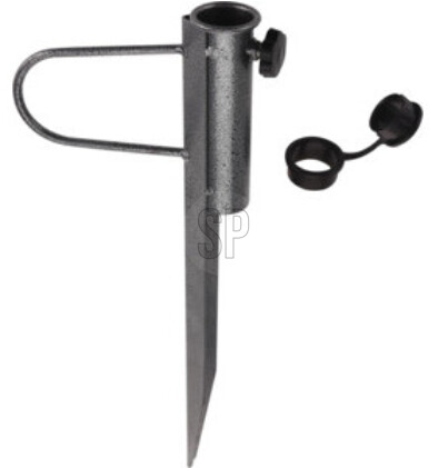 Koopman Sonnenschirmhalter, grau