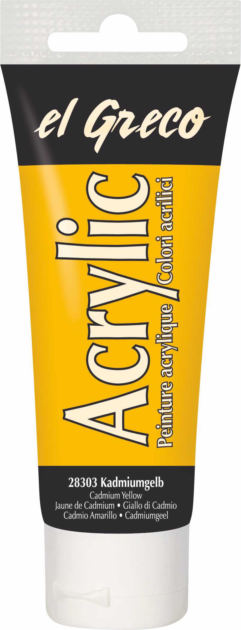 28303_KREUL_elGrecoAcrylic_Kadmiumgelb_75ml_RGB Acrylic