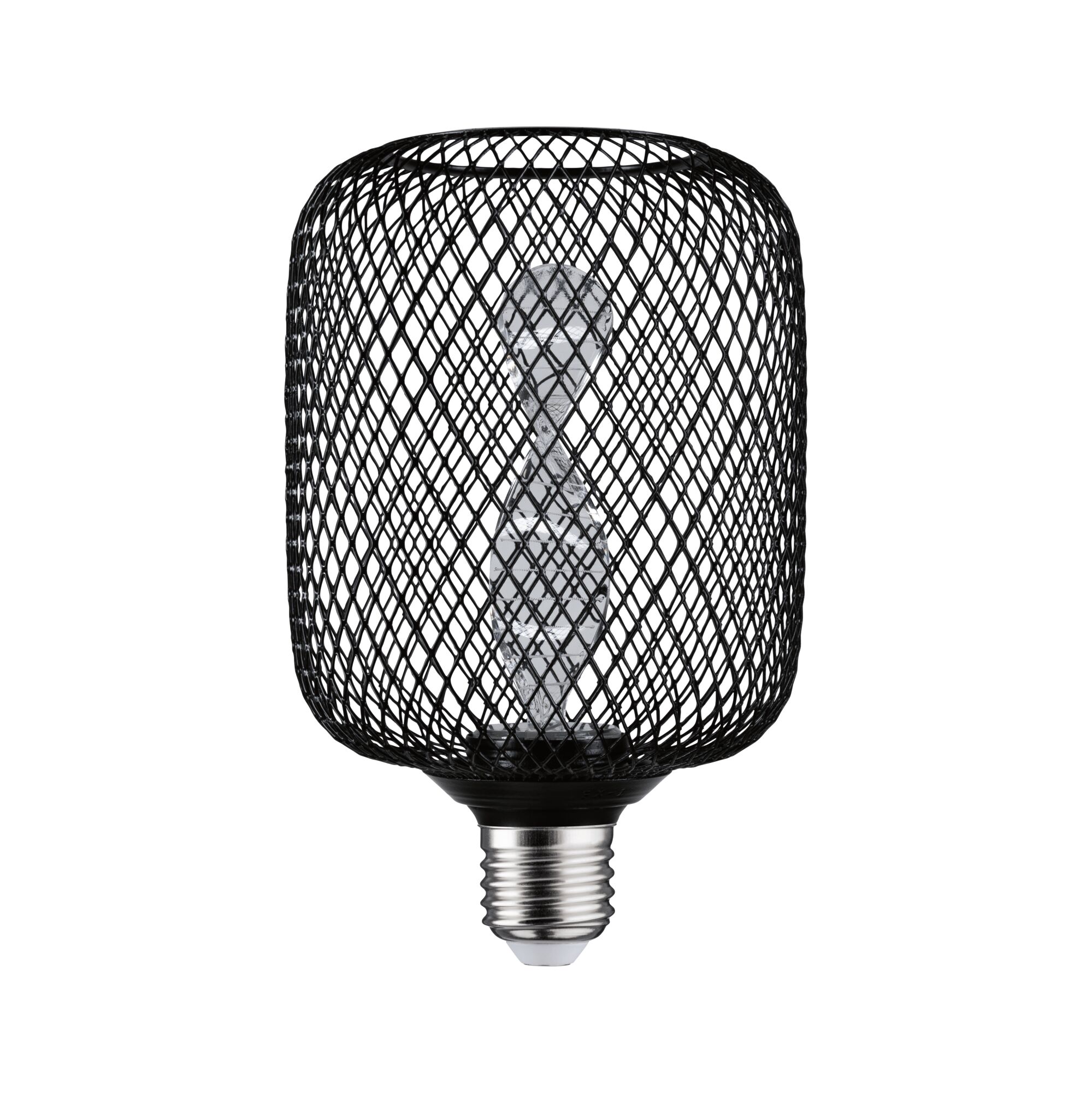 Paulmann LED Metallic Glow Zyl schwarz Helix E27, 110lm, 3,5W, 1800K, 230V Paulmann LED Metallic Glow Zyl schwarz Helix E27, 110lm, 3,5W, 1800K, 230V