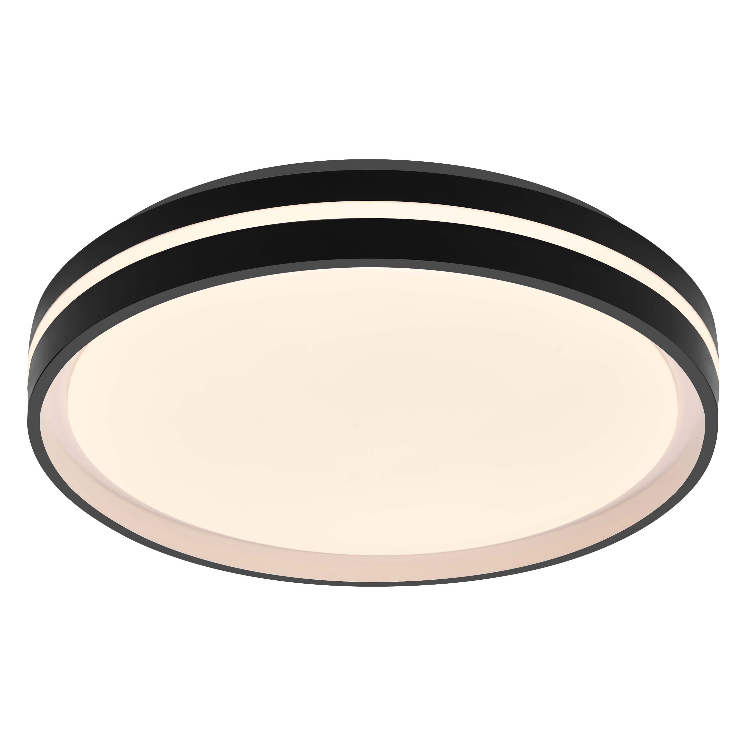 Osram Led Deckenleuchte "Orbis Noemi", 390 mm, 24W, 830, schwarz