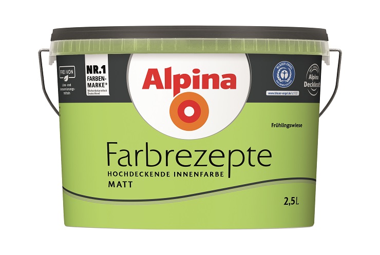 Alpina Farbrezepte Frühlingswiese, 2,5L