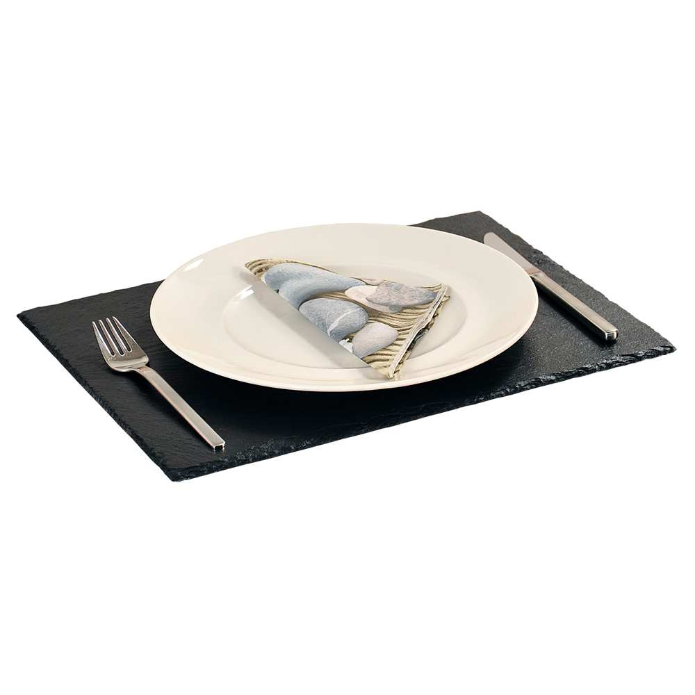 Kesper Buffet-Platte aus Schiefer, Maße: 40 x 30 cm Kesper Buffet-Platte aus Schiefer, Maße: 40 x 30 cm