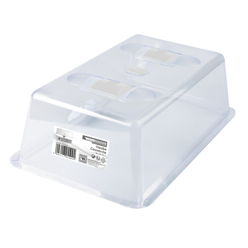 Windhager Haube, transparent, 24 x 38 x 13 cm Windhager Haube, transparent, 24 x 38 x 13 cm