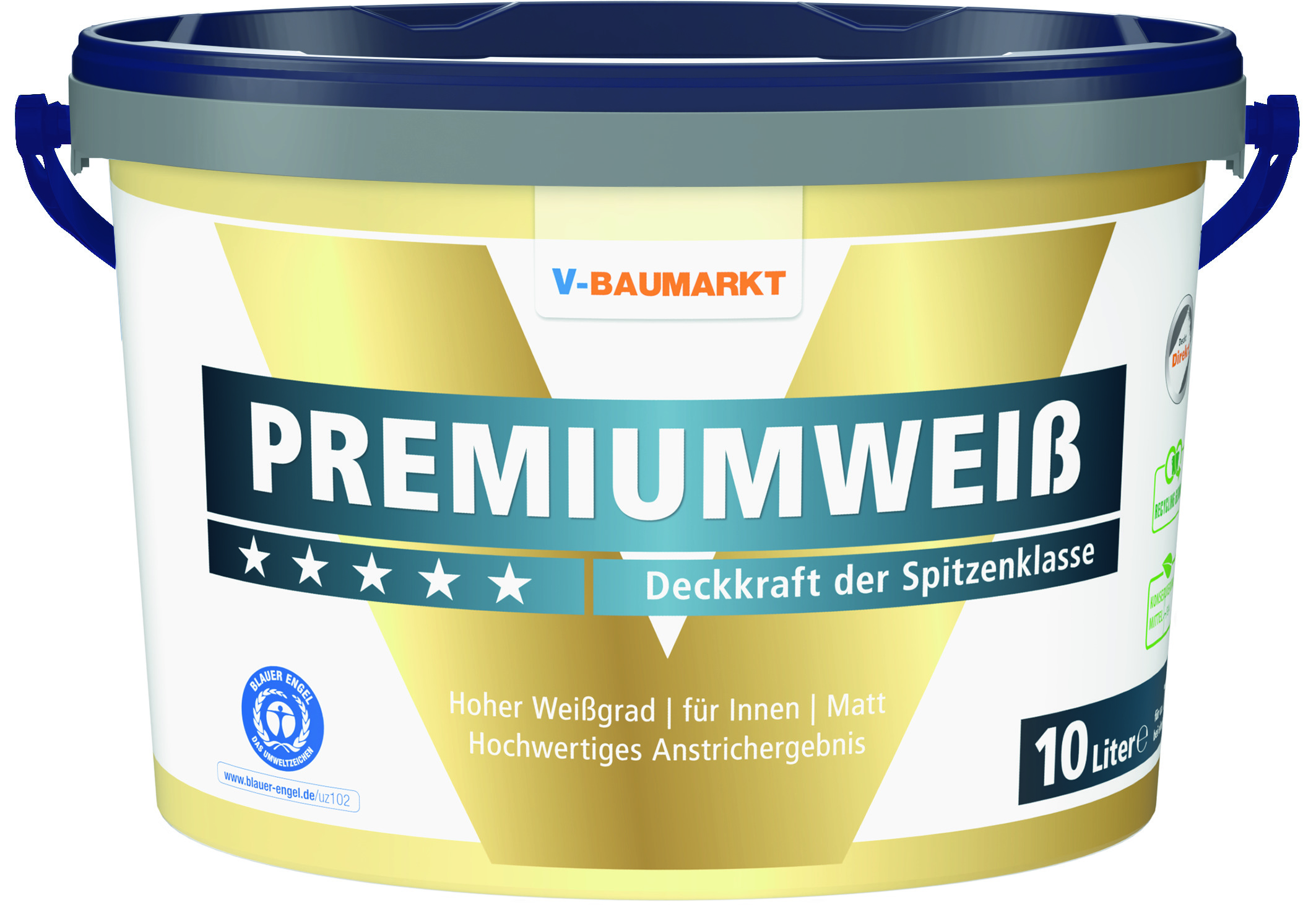 V-Baumarkt Premiumweiß, 10 L