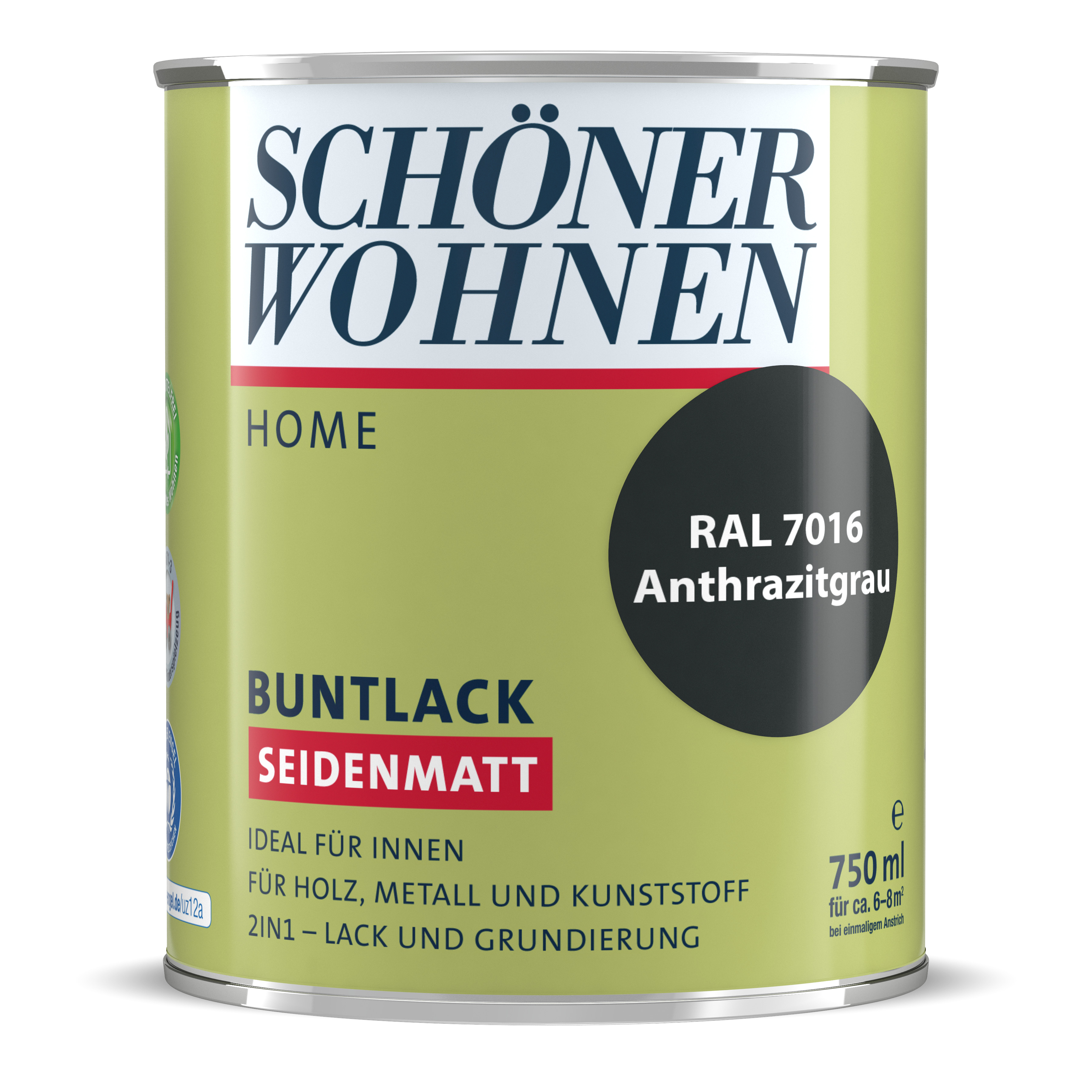 SW_2449-0750-7016 Schöner Wohnen Home Buntlack, seidenmatt, anthrazitgrau