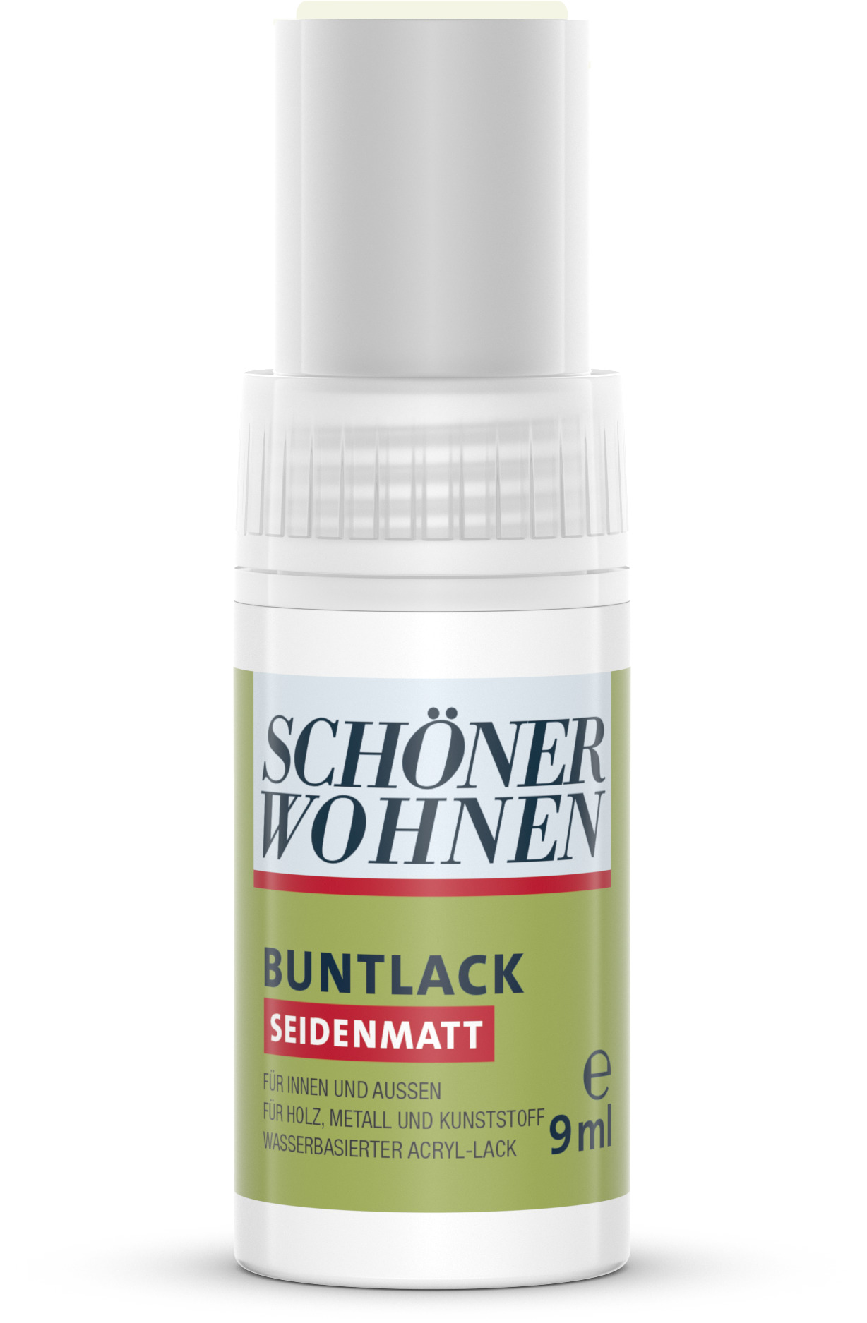 Schöner Wohnen Lackstift, seidenmatt, reinweiß