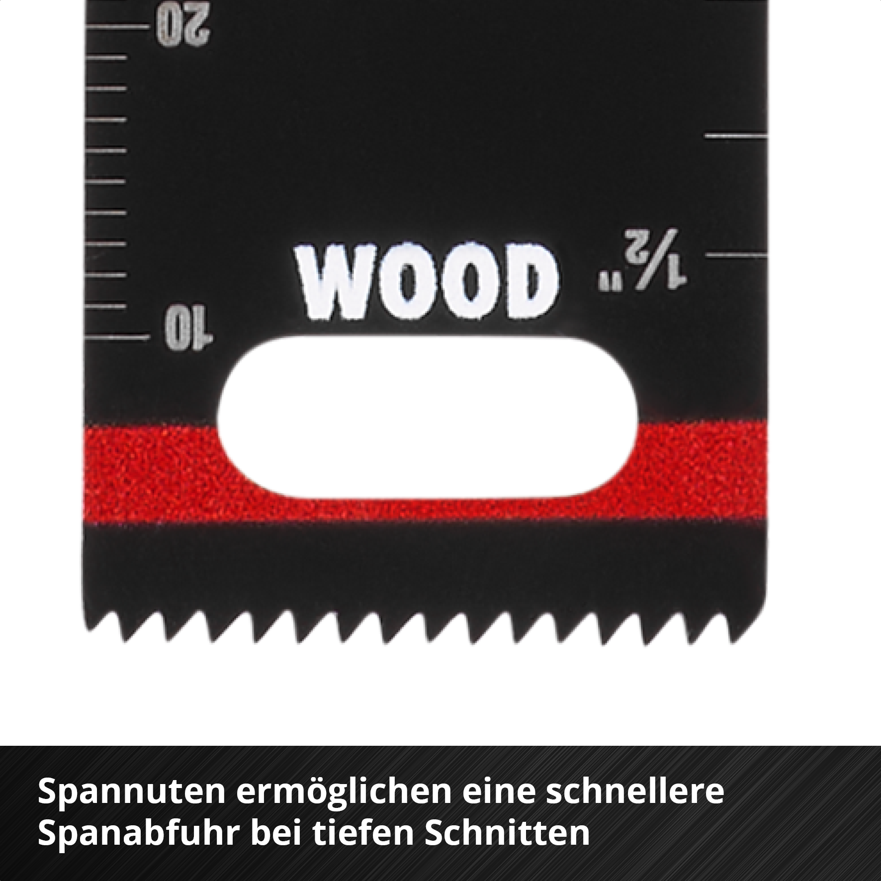 Einhell HCS-Tauchsägeblatt mit Universalaufnahme, gerade, 22 x 48 mm