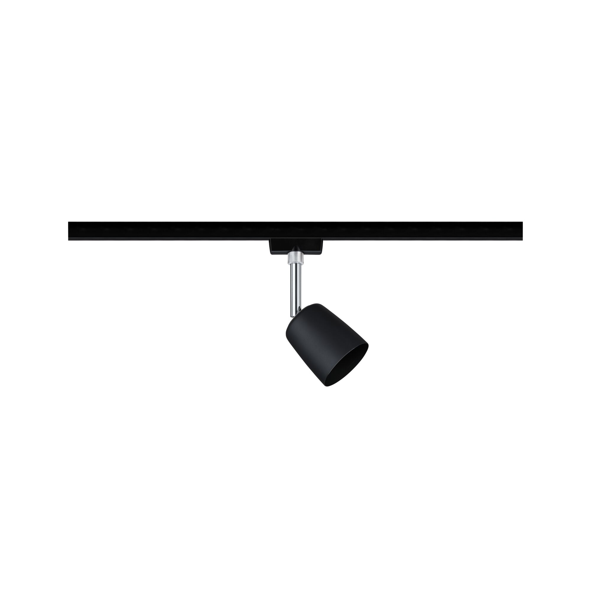 Paulmann URail Spot Cover max. 1x10W, GU10, Schwarz matt/Chrom, 230V Paulmann URail Spot Cover max. 1x10W, GU10, Schwarz matt/Chrom, 230V