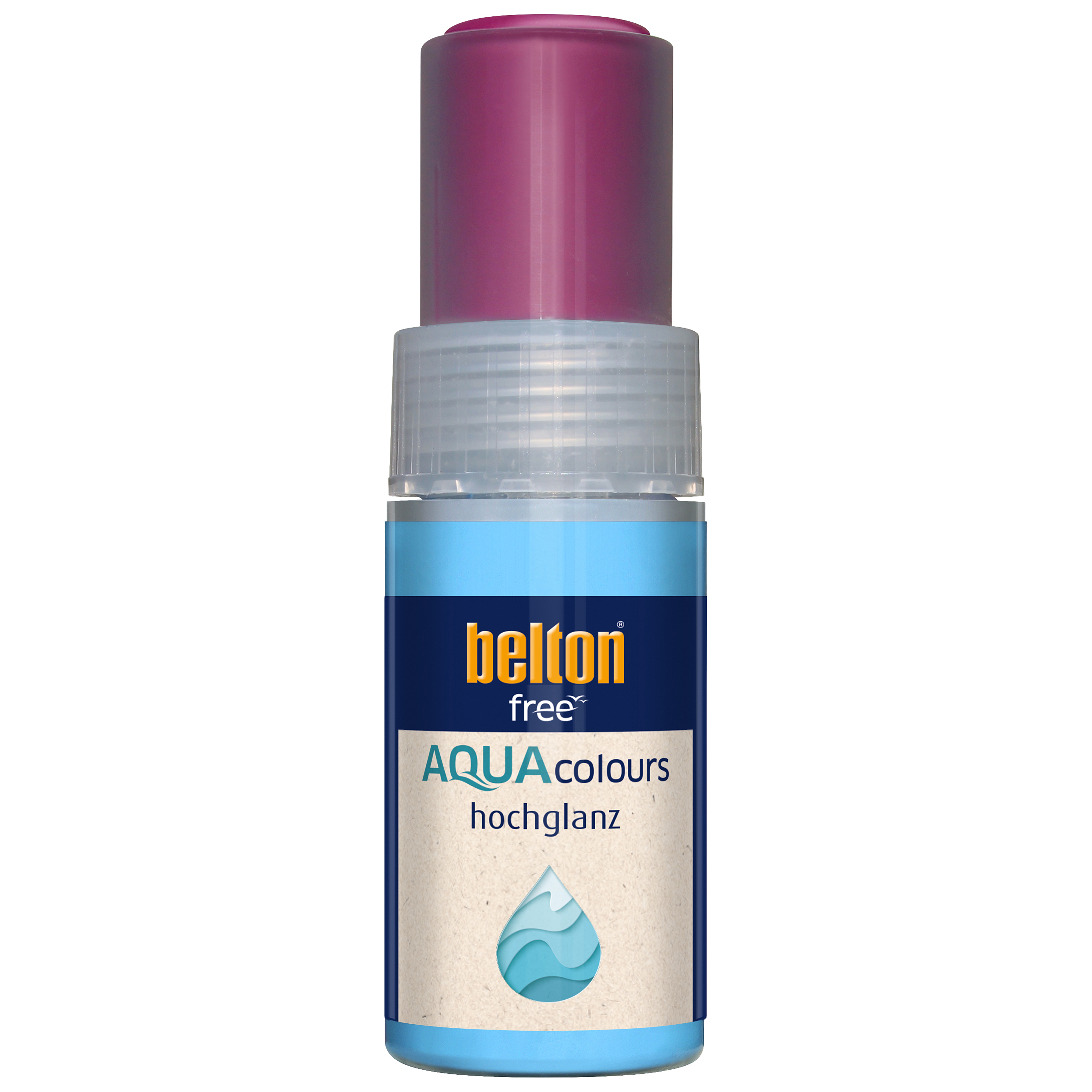 belton Acryl-Wasserlack verkehrspurpur hochglanz, 9ml
