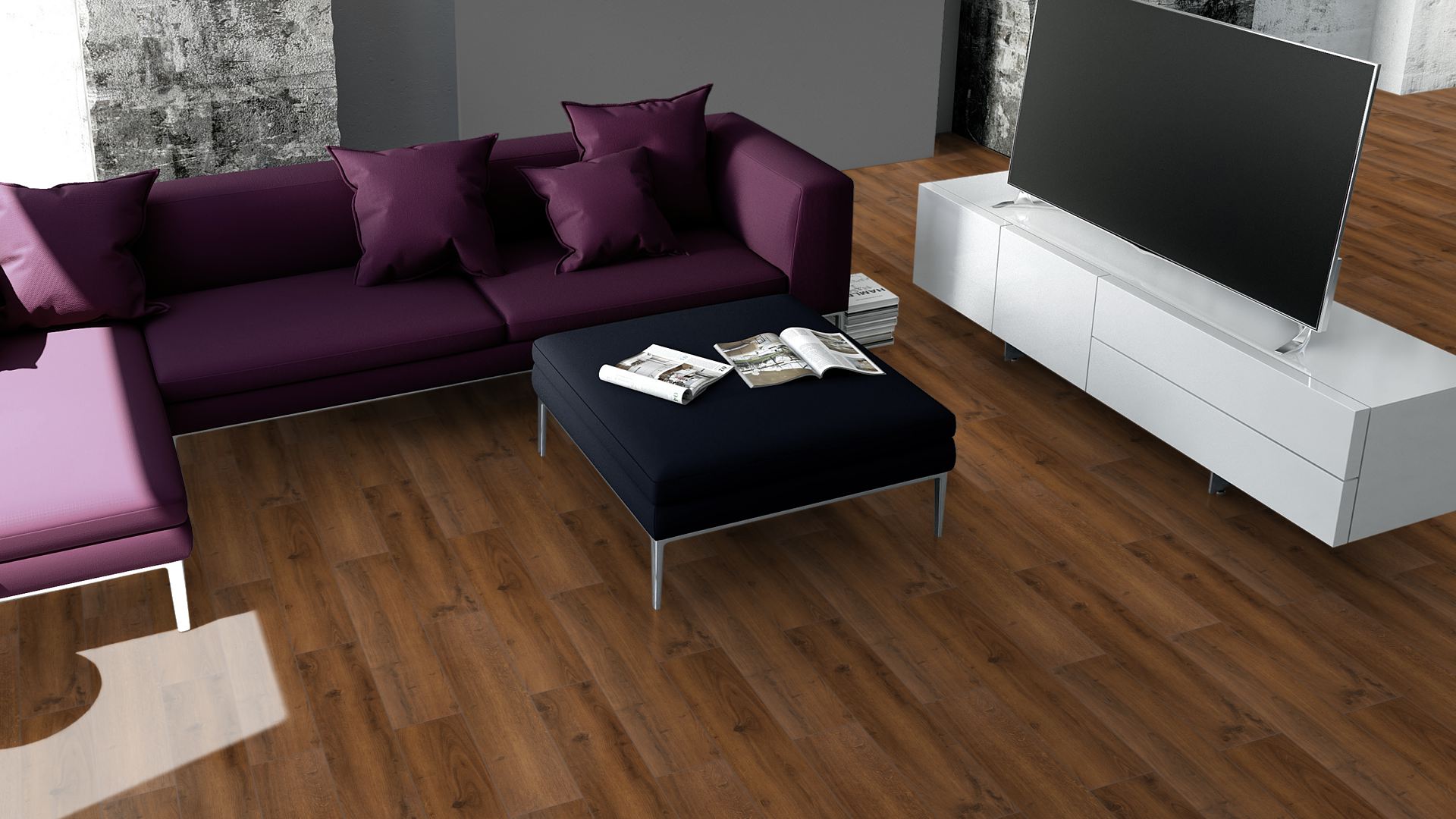 230493_7 Classen Laminatboden Oak Dark Brown