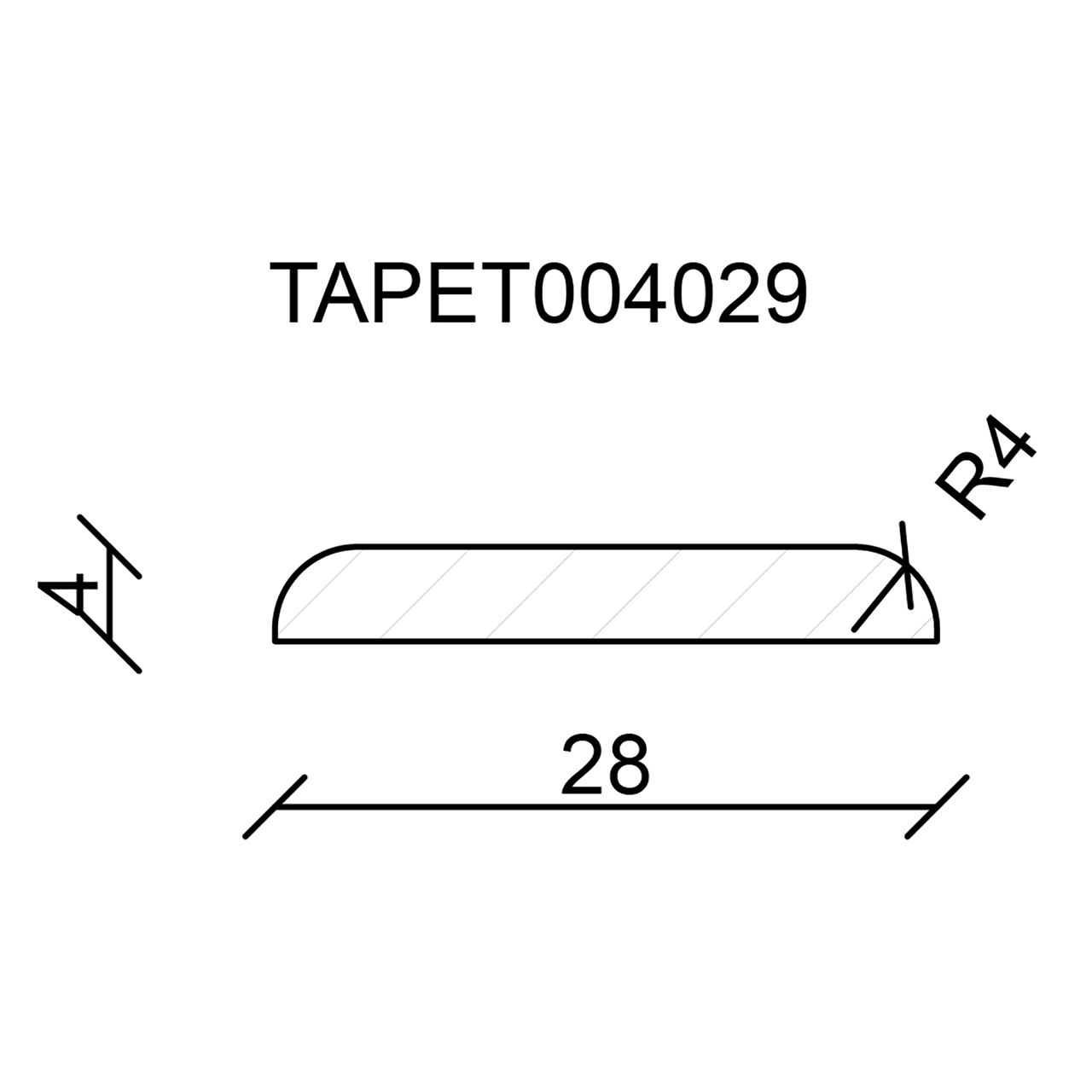 544266-Querschnitt Neuhofer Tapetenleiste, Fichte/Kiefer astrein roh