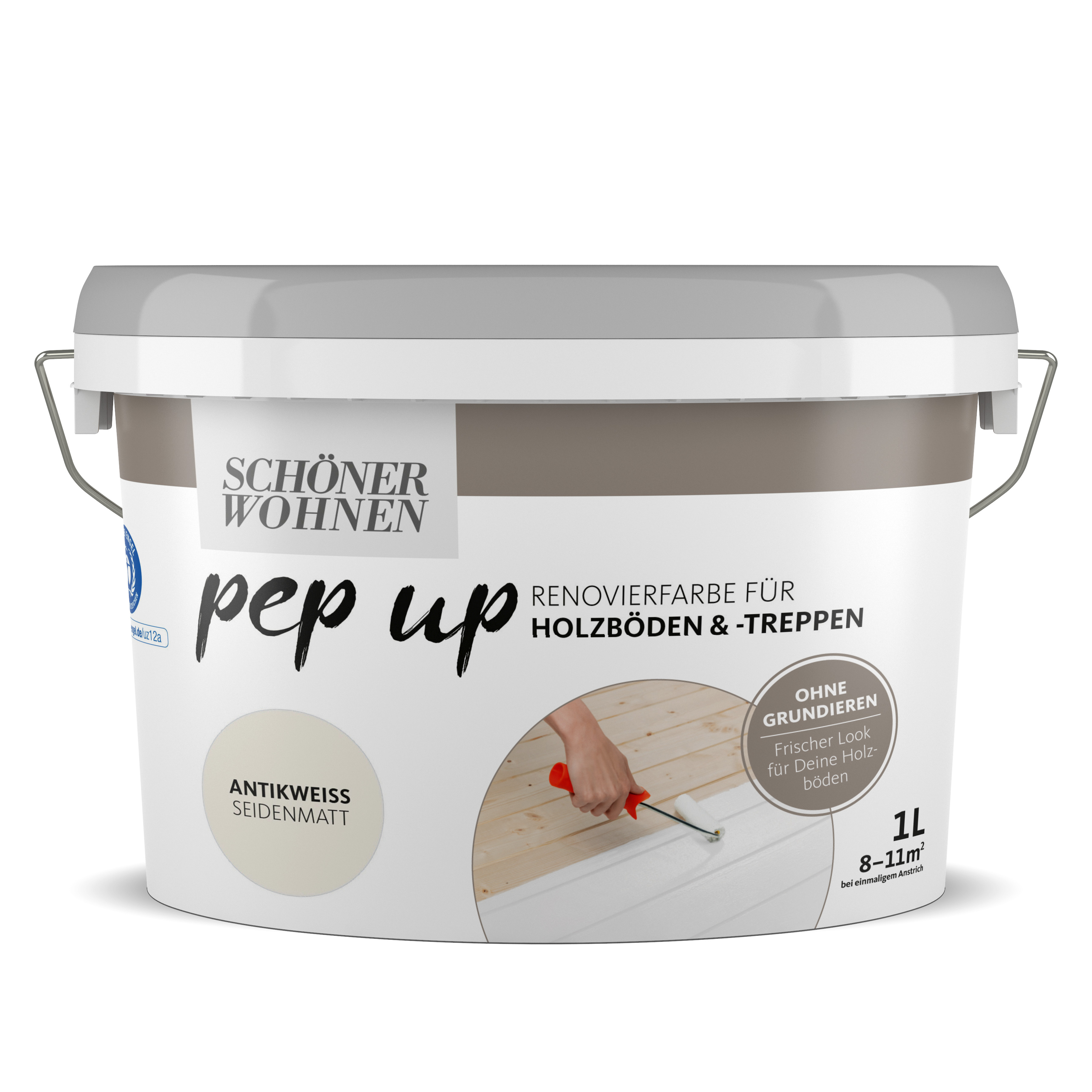 SW_2497-0001-1567 Schöner Wohnen pep up Holzböden & -treppen, antikweiß, seidenmatt