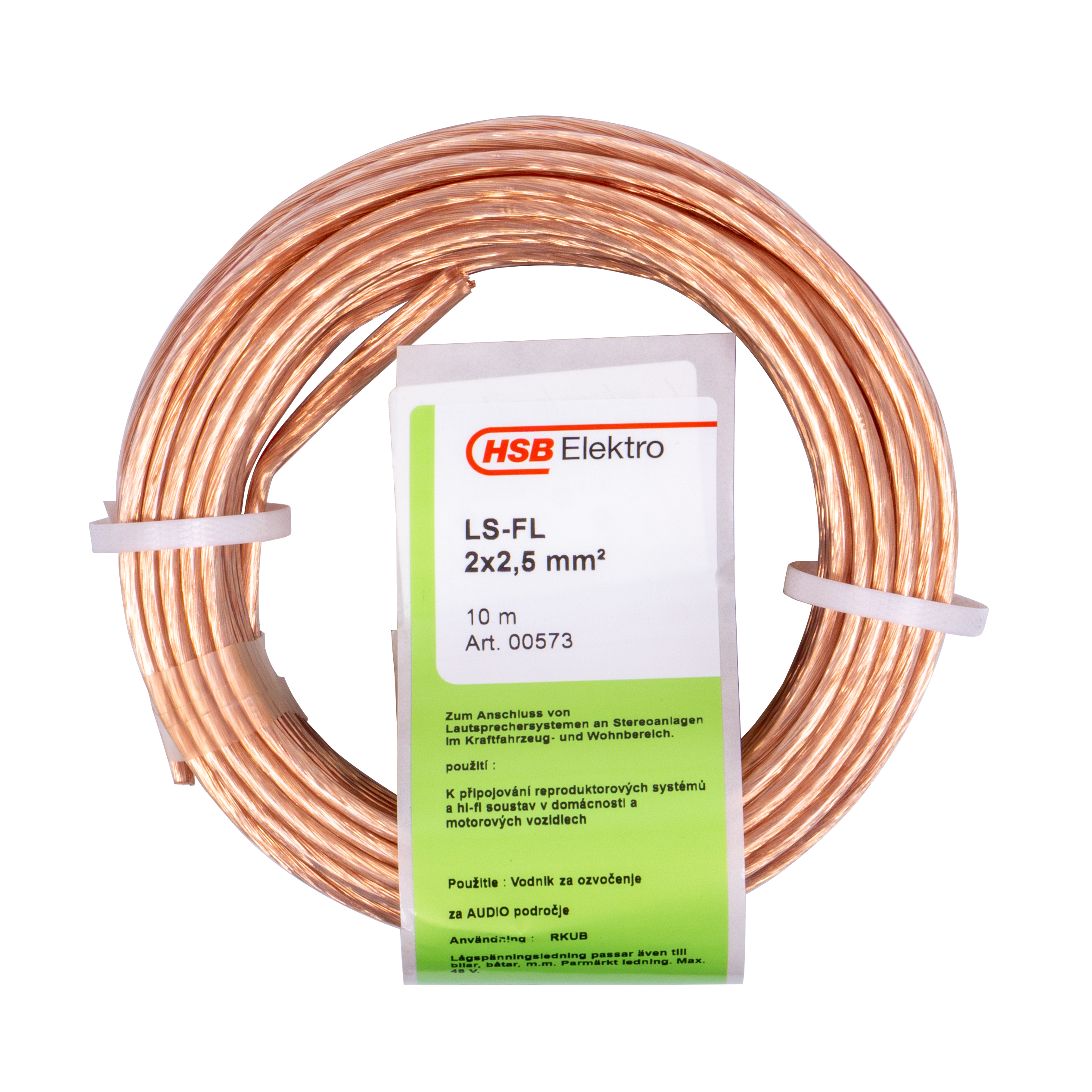 380897qOVvVznXpHHCW LAUTSPRECHERLEITUNG H03VH-H 2X2,5MM²,10M