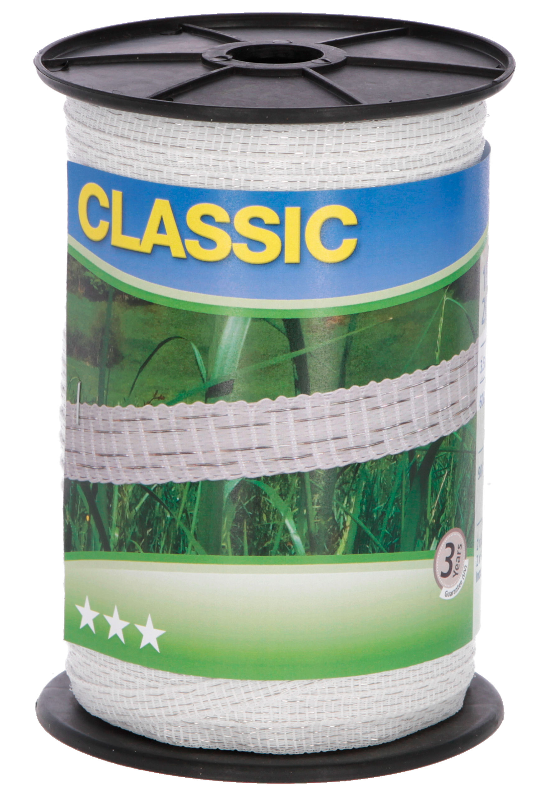 Kerbl Weidezaunband Classic 10mm, 2x0,2 + 2x0,3 Niro, 200m