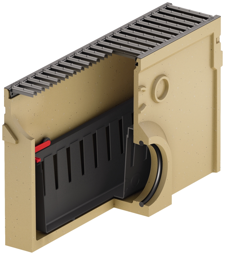 ACO Self Standardline Einlaufkasten mit Stegrost