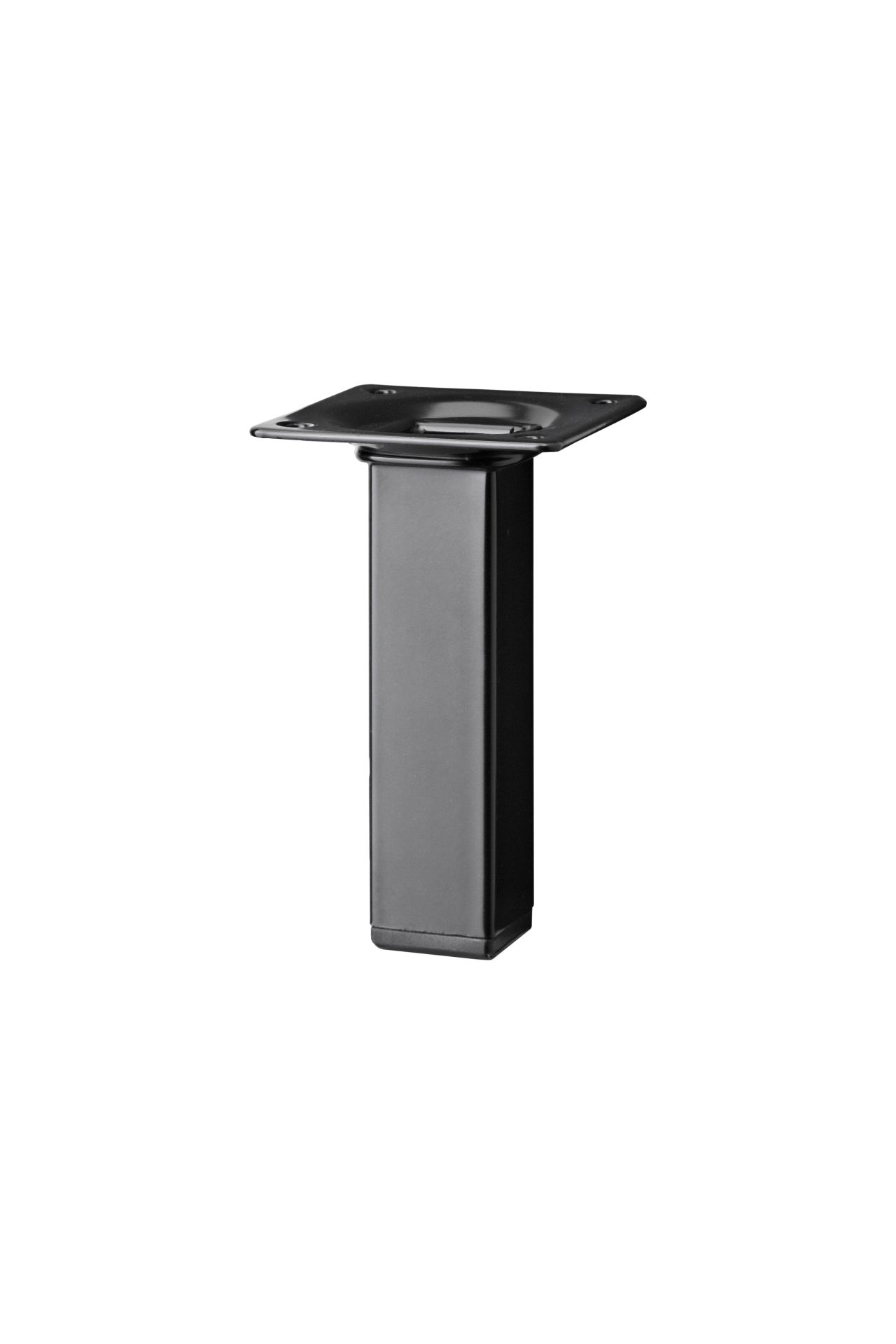 Dolle Möbelfuß Plix, schwarz, 100 x 25 x 25 mm