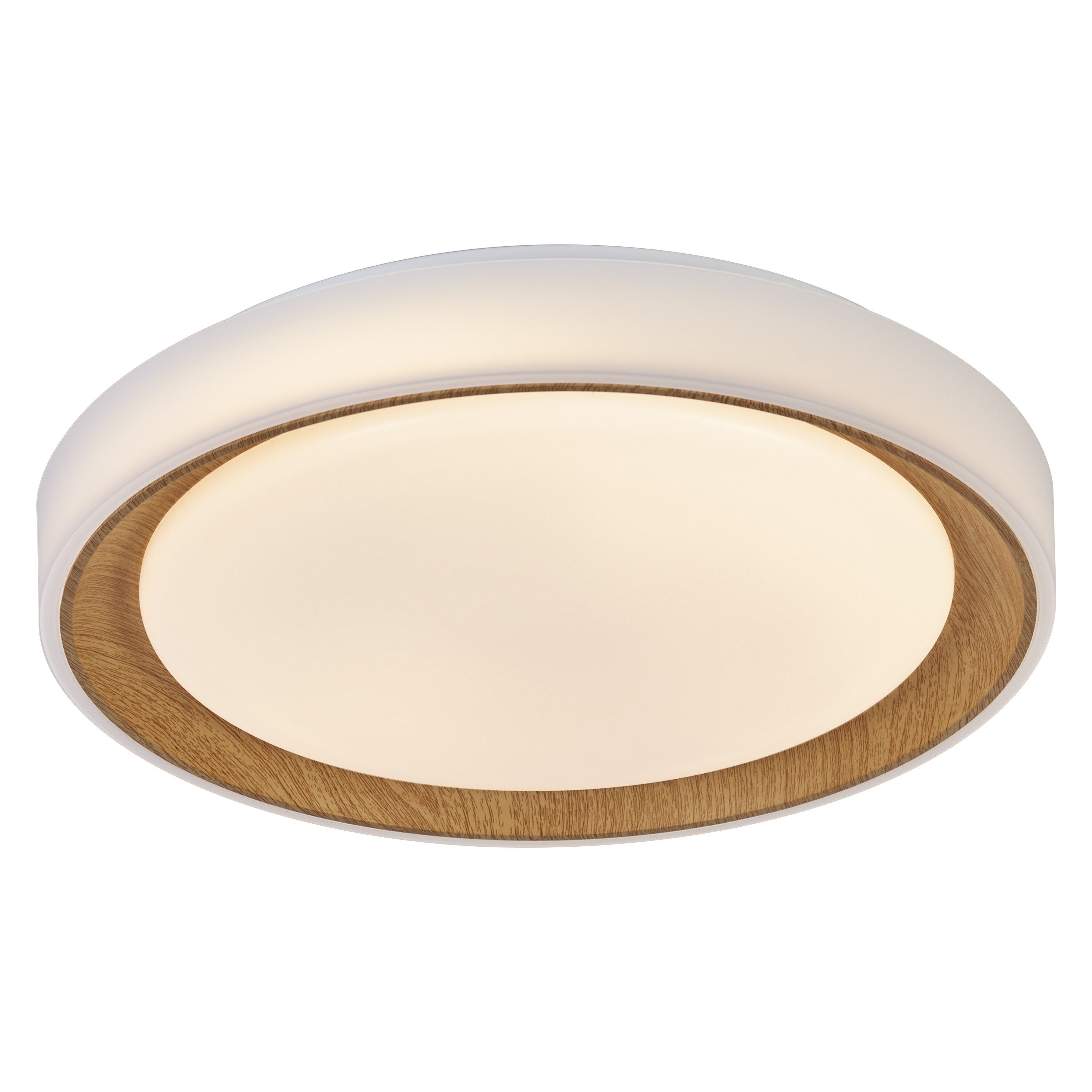 Osram Led Deckenleuchte "Orbis Glorie", 400 mm, 24W, 830, Holzdekor