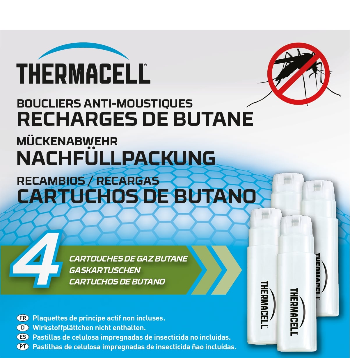 Solabiol Thermacell Nachfüllpackung Gaskartuschen, 4 St.