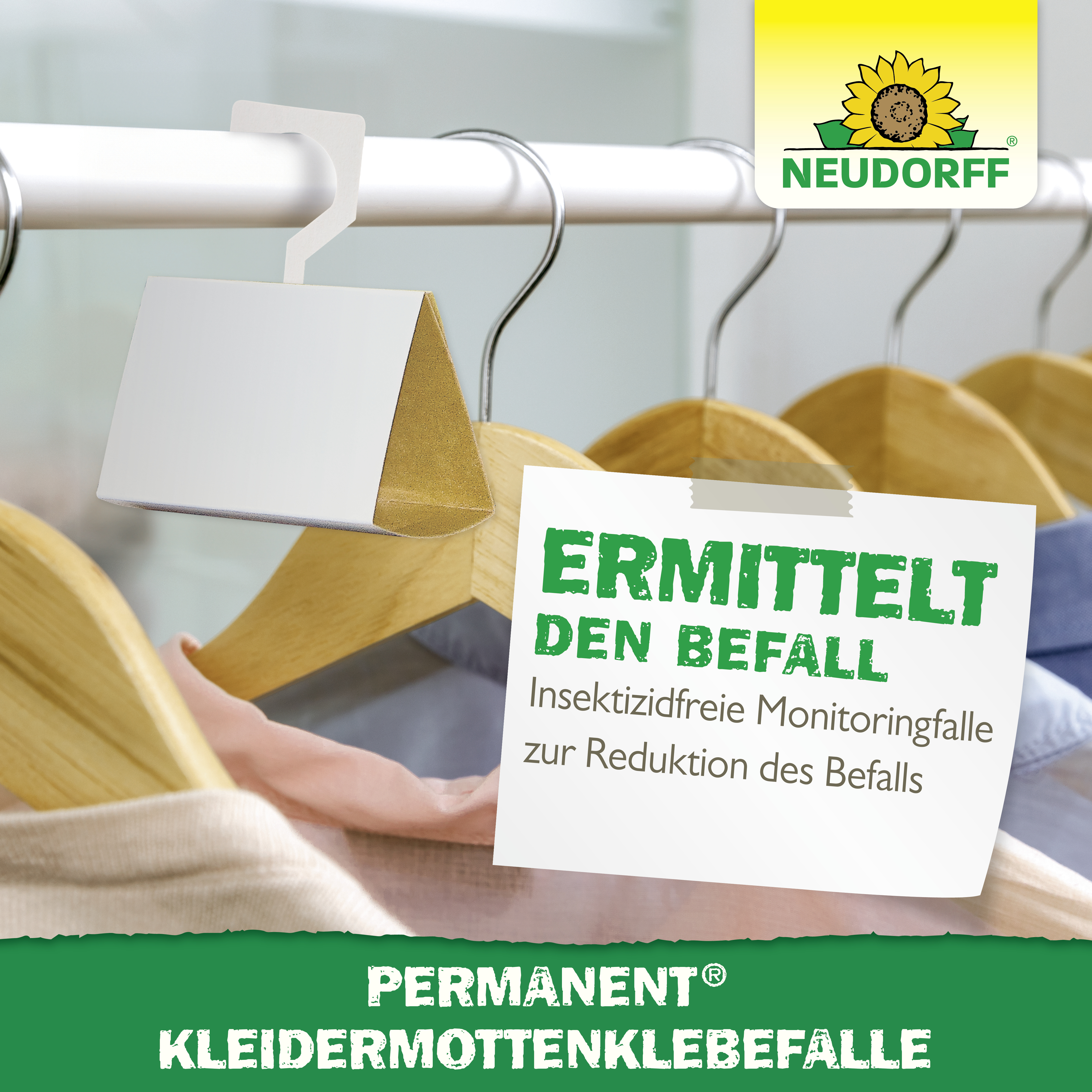 Neudorff Permanent KleidermottenKlebefalle