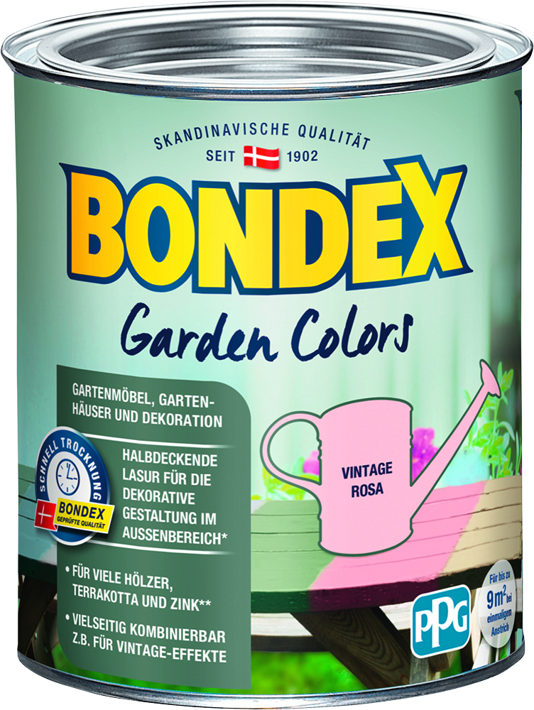 Bondex Garden Colors Vintage Rosa, 750ml