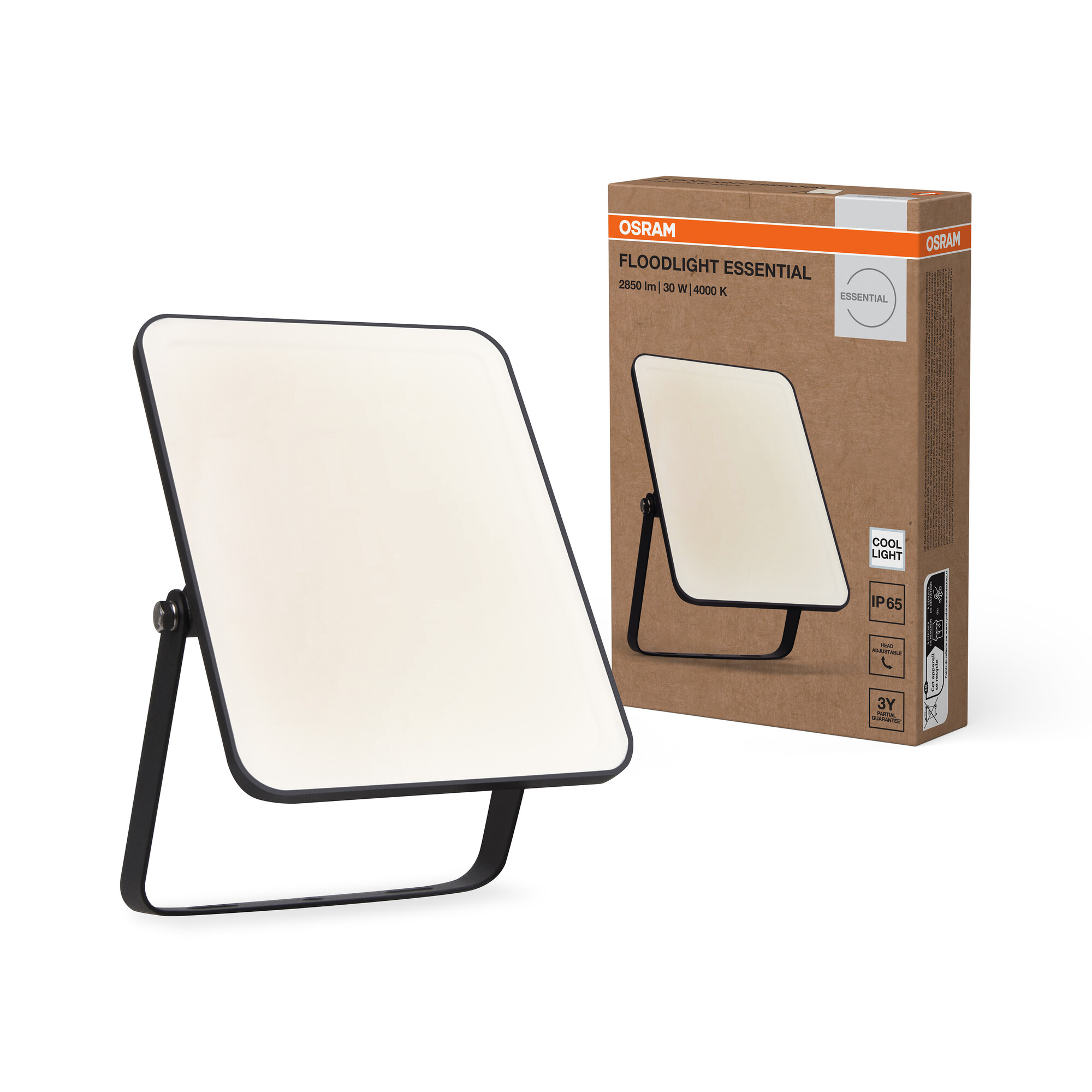 Osram Flutlicht Essential Strahler, 30W, schwarz