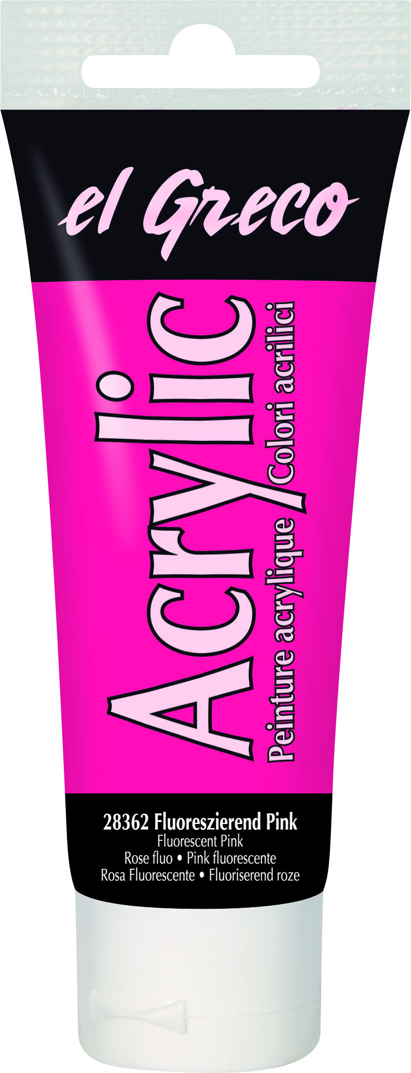 4000798283629 EL GRECO ACRYLIC 75ML FLUORESZ.PINK KREU