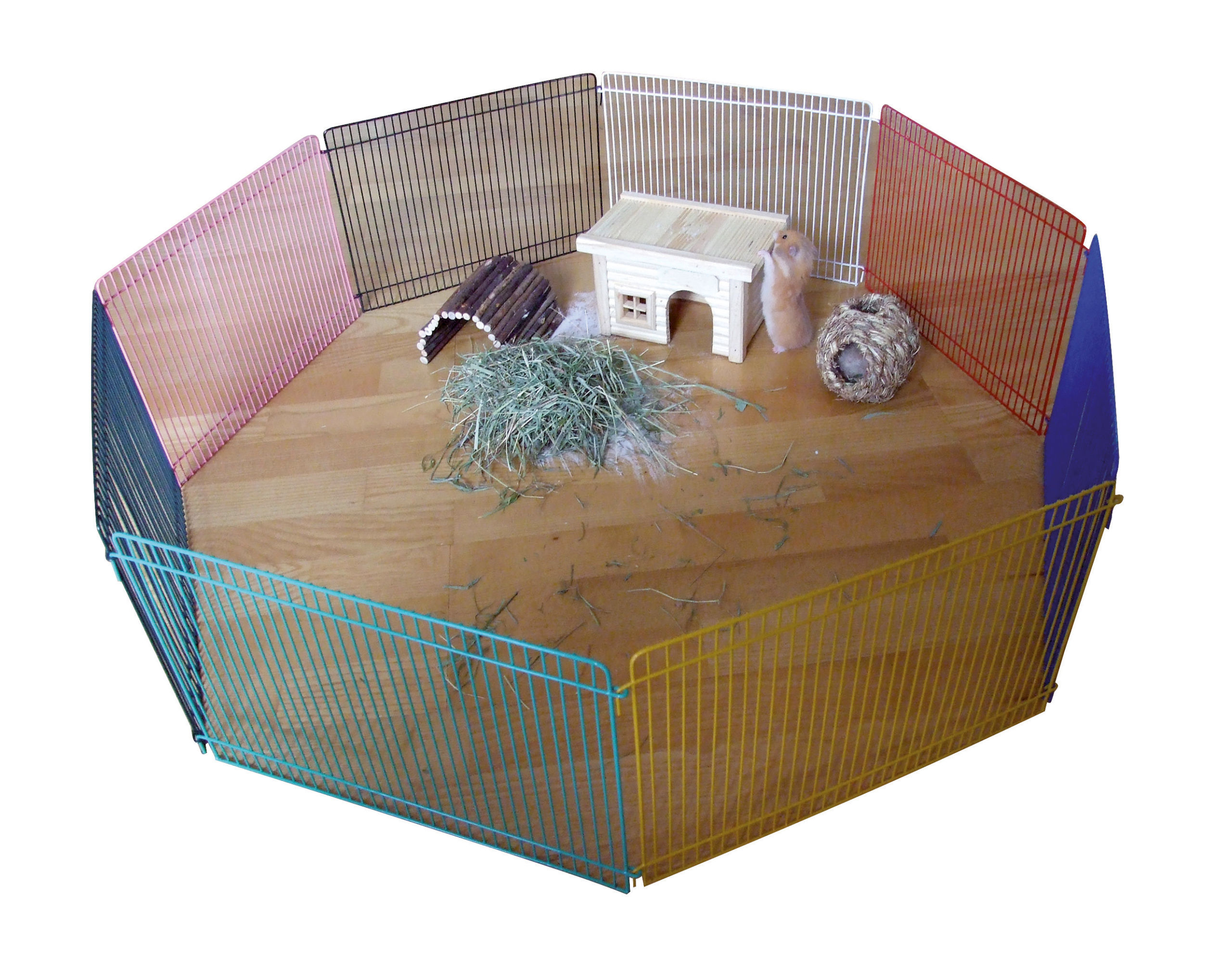 Kerbl Freigehege für Hamster, 8 Elemente à 34 x 23 cm