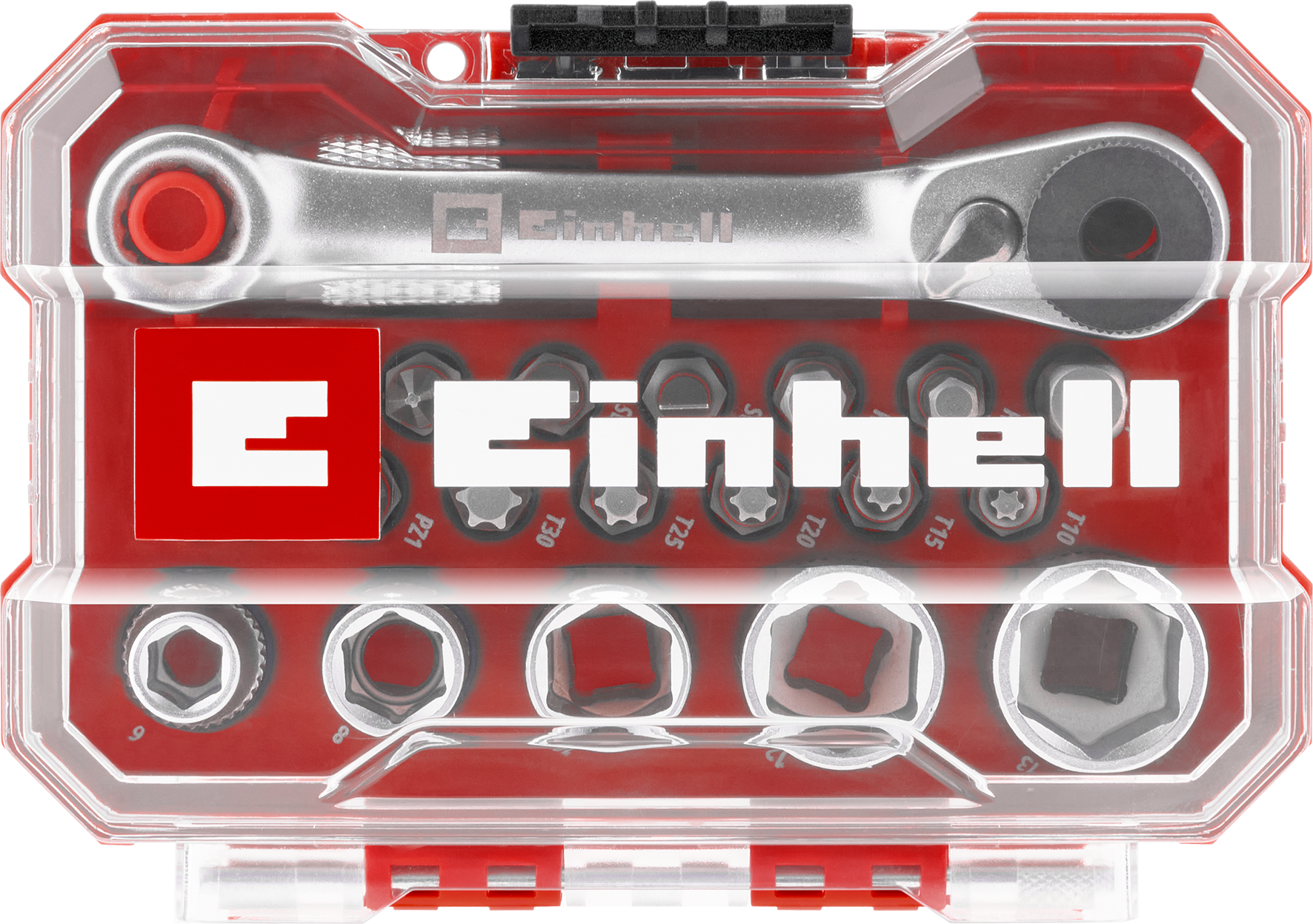Einhell Bit- und Steckschlüssel-Set, XS-CASE, 21-tlg.