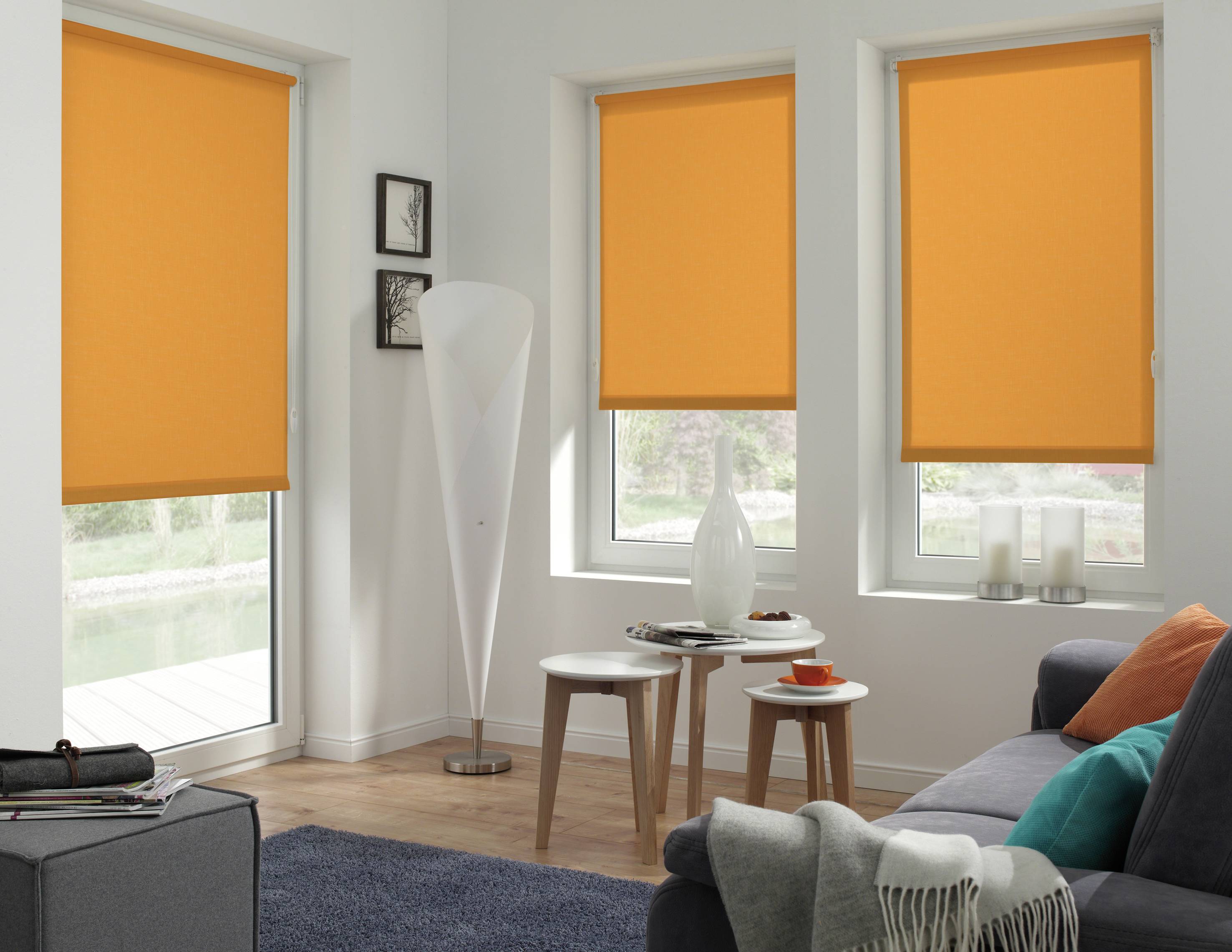 273002_05 GARDINIA EASYFIX ROLLO ORANGE 100X150