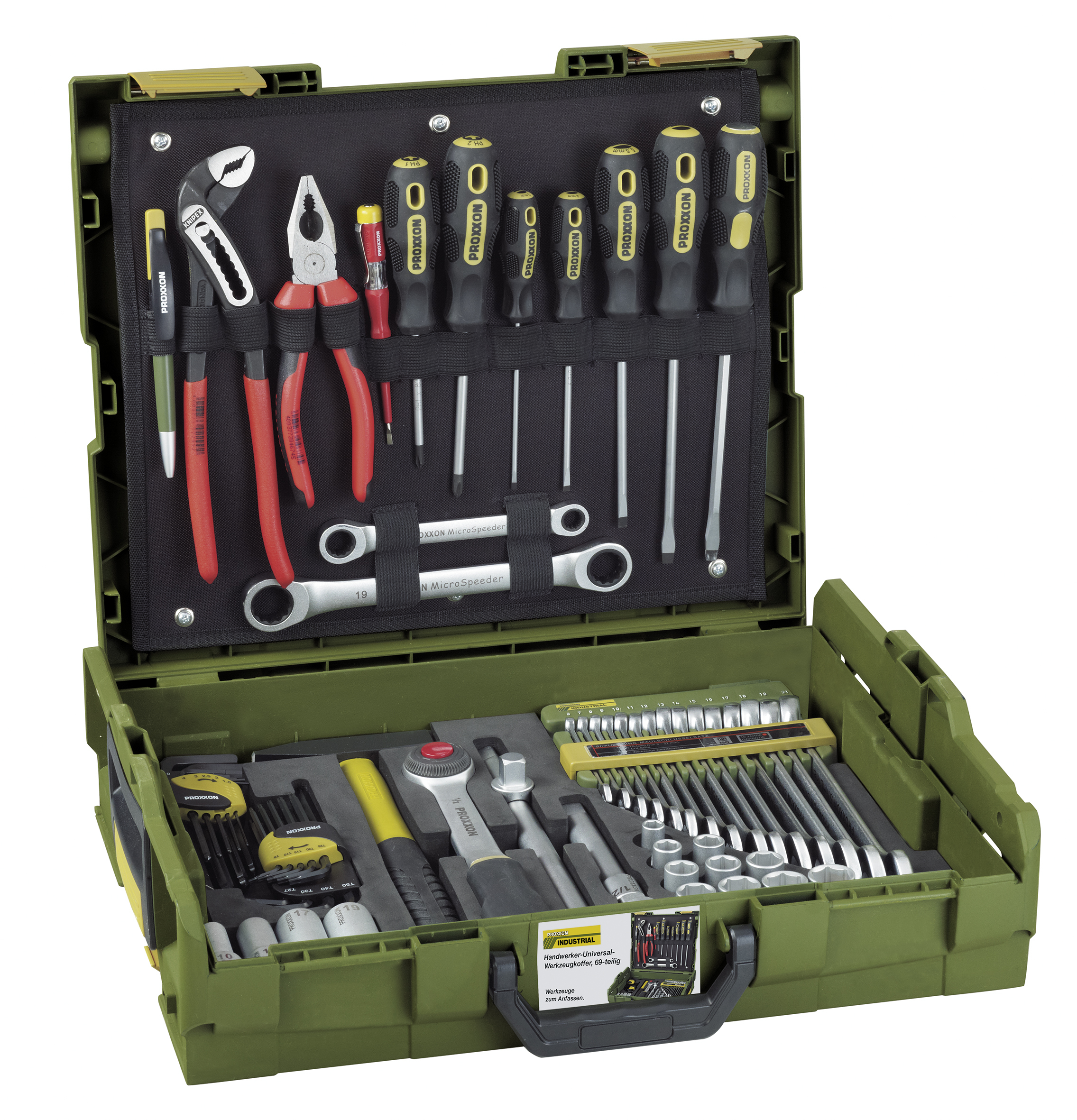 Proxxon Handwerker-Universal-Werkzeugkoffer in der bewährten L-BOXX Proxxon Handwerker-Universal-Werkzeugkoffer in der bewährten L-BOXX