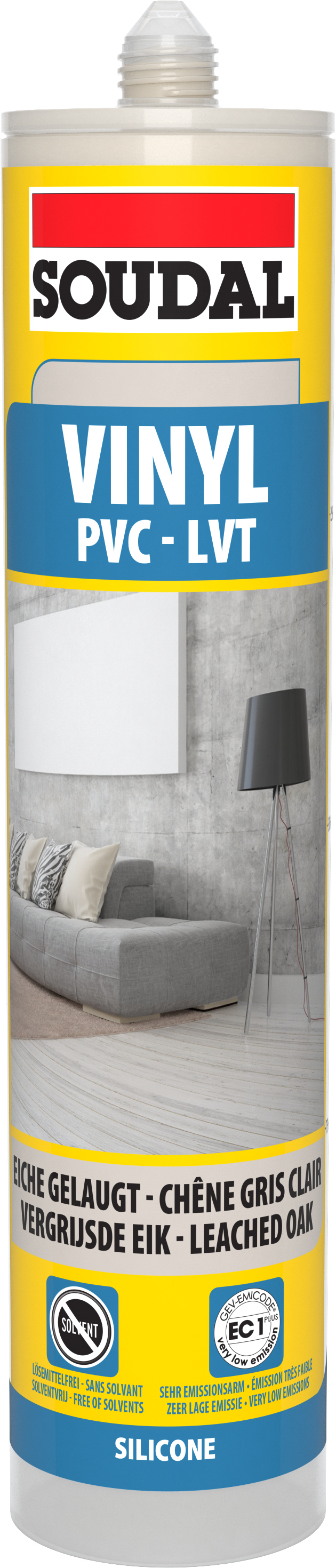 Soudal Vinyl- & PVC-Dichtstoff, eiche hell, 290 ml Soudal Vinyl- & PVC-Dichtstoff, eiche hell, 290 ml
