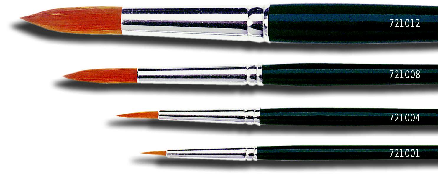 4000798010003 PINSEL BASIC SYNTHETICS RUND GR.0  KREUL