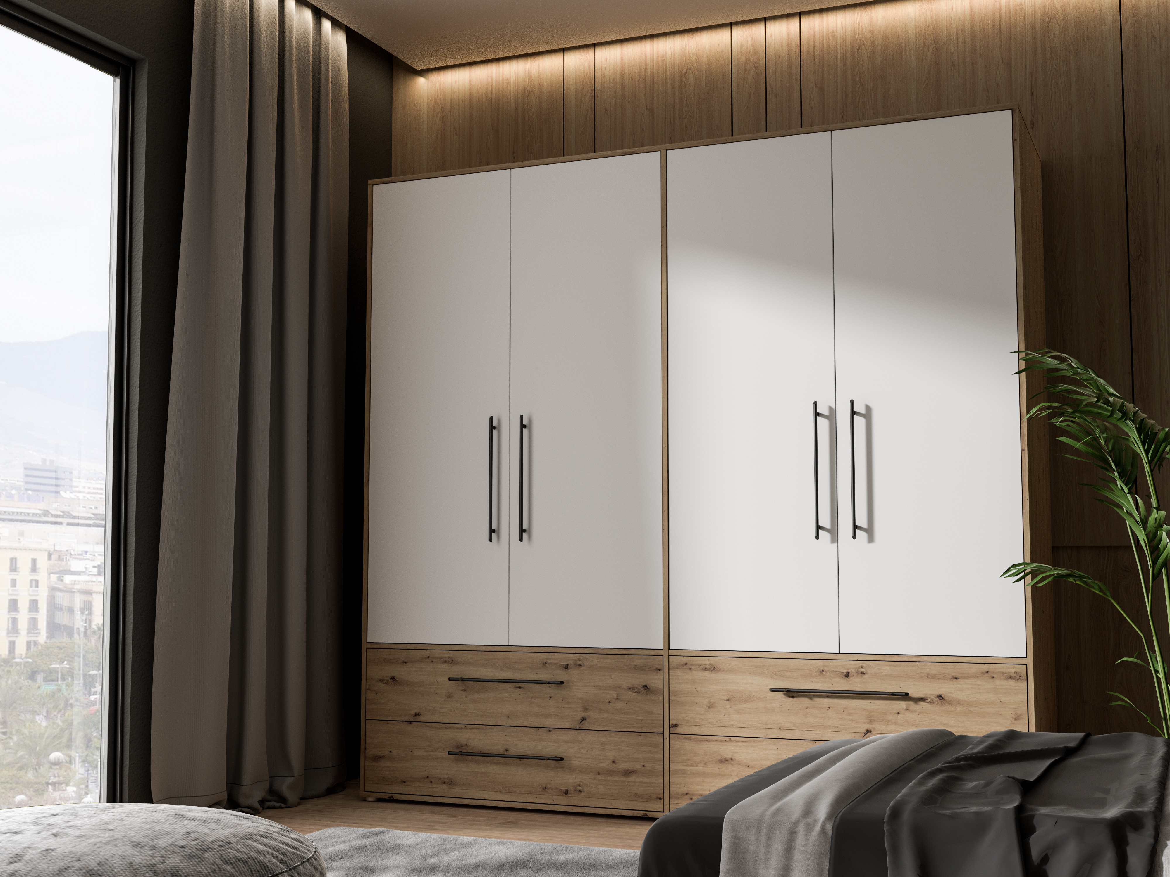 Forte Kleiderschrank MOKKARIS