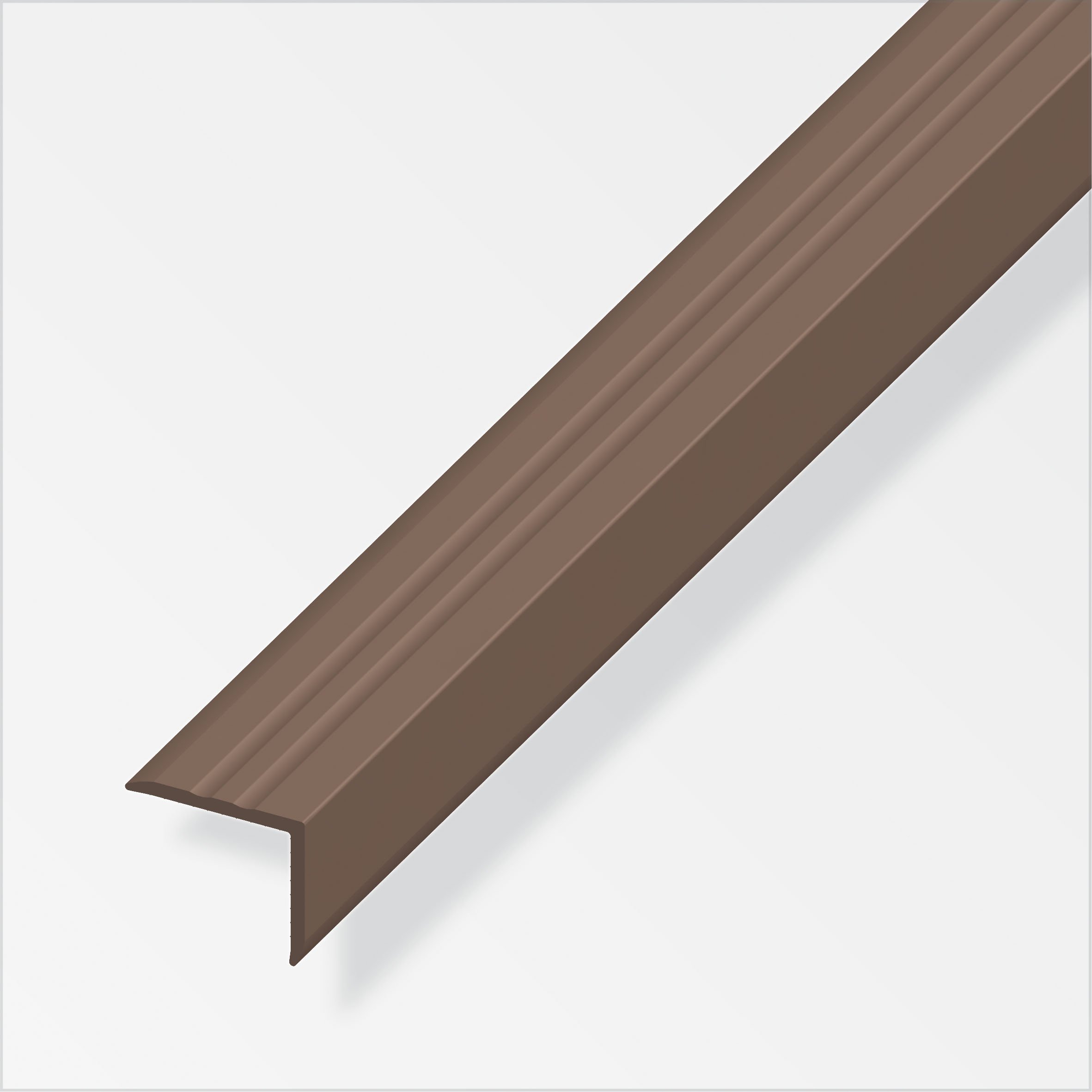 Alfer Treppen-Profil 25 x 21 mm, braun