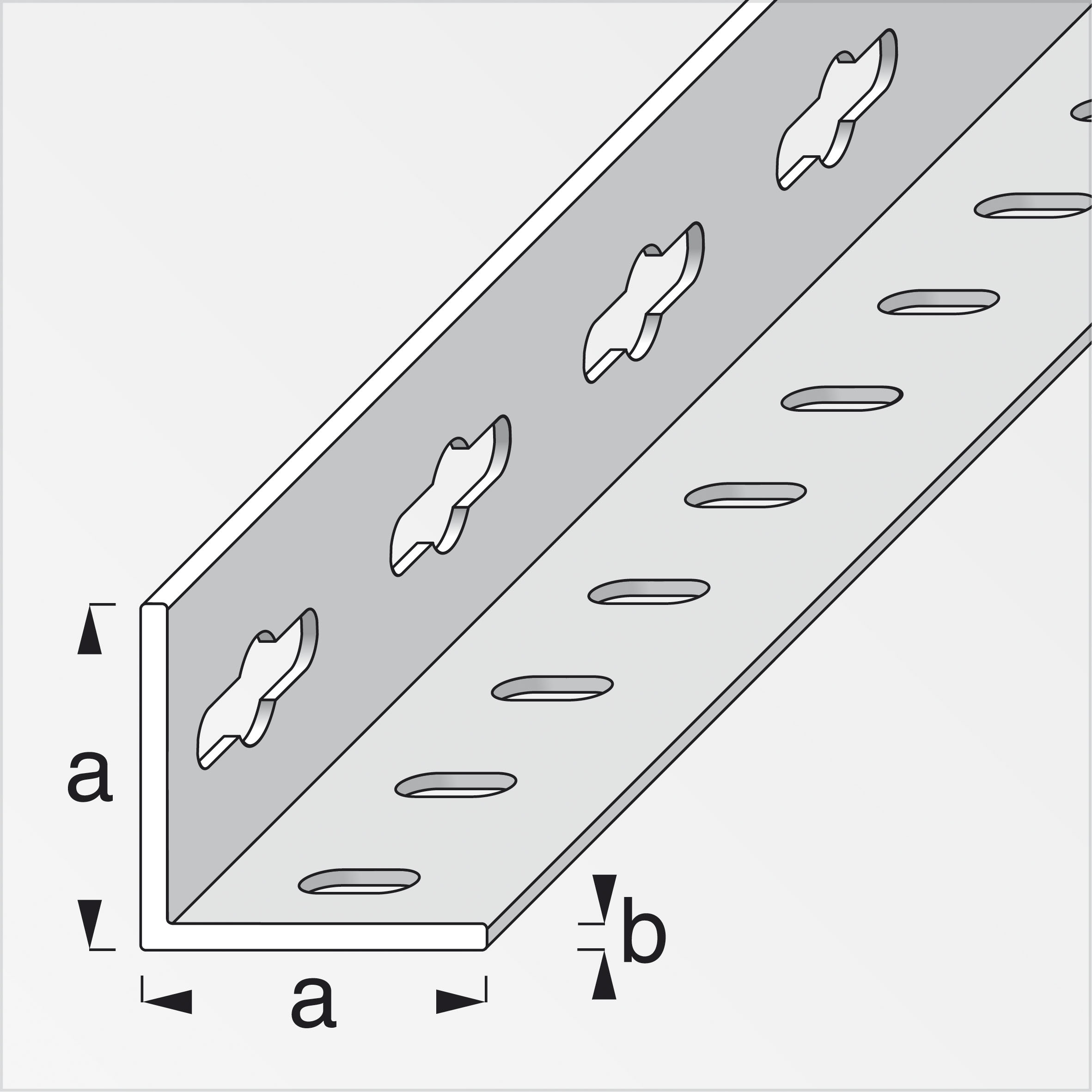 Alfer Winkel 35,5 x 35 mm, weiß
