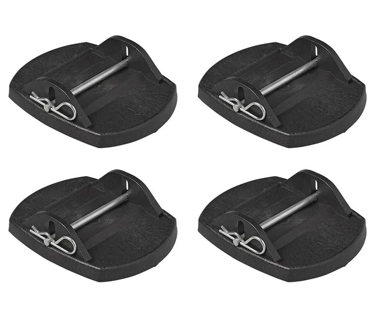 ProPlus Stützplatten mit Metallstift - Set von 4 St.