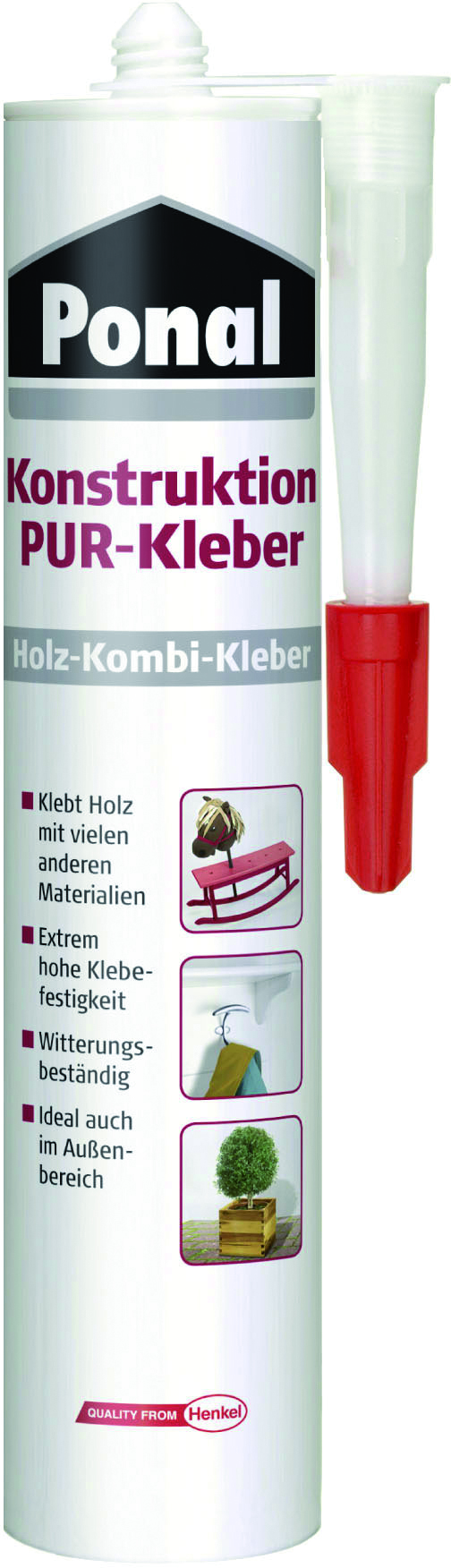 4015000412643 Ponal Konstruktion PUR-Kleber, 530 g