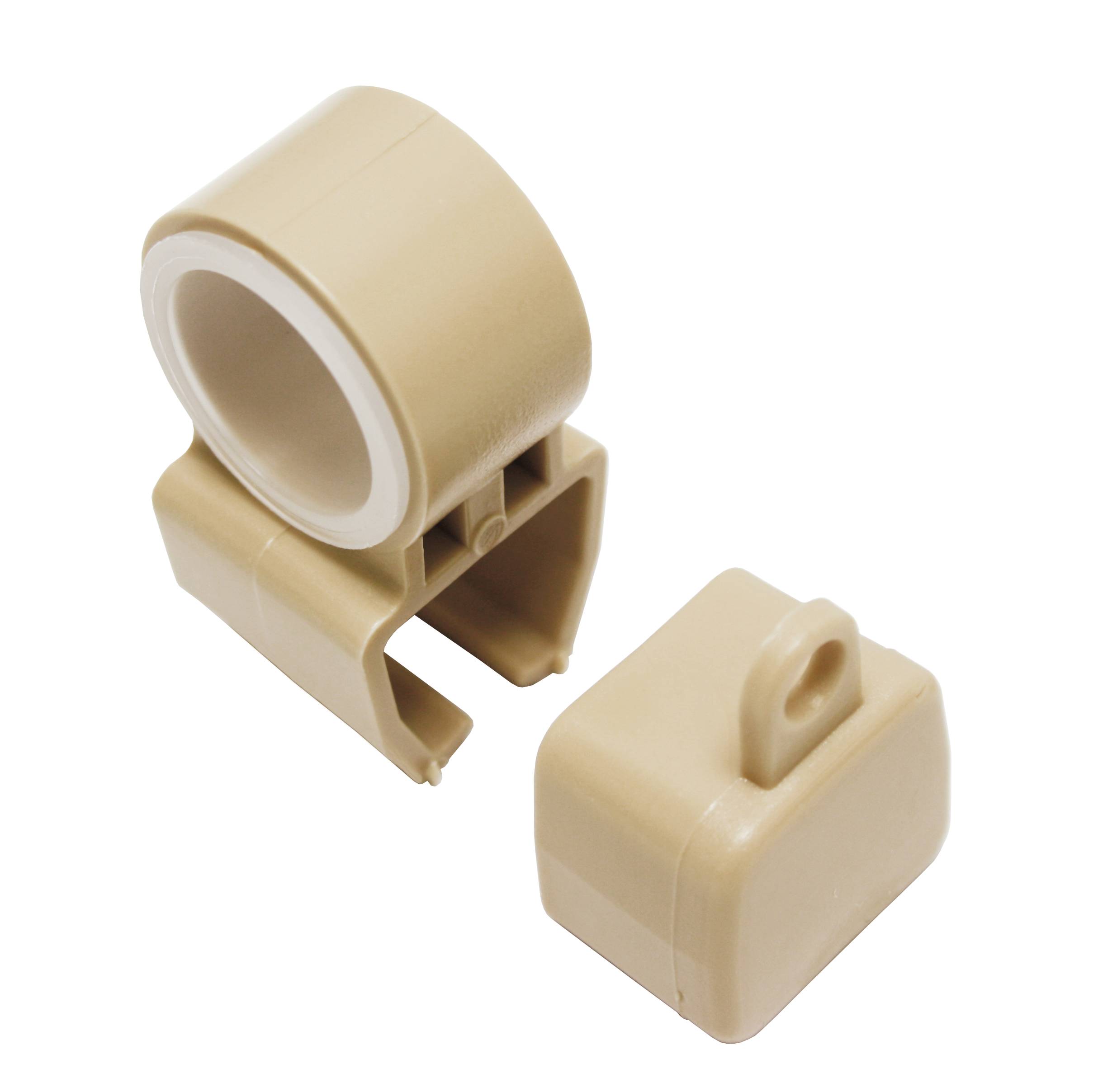 098358_01 GARDINIA HALTER+ENDKNÖPFE F.U-LAUF BEIGE