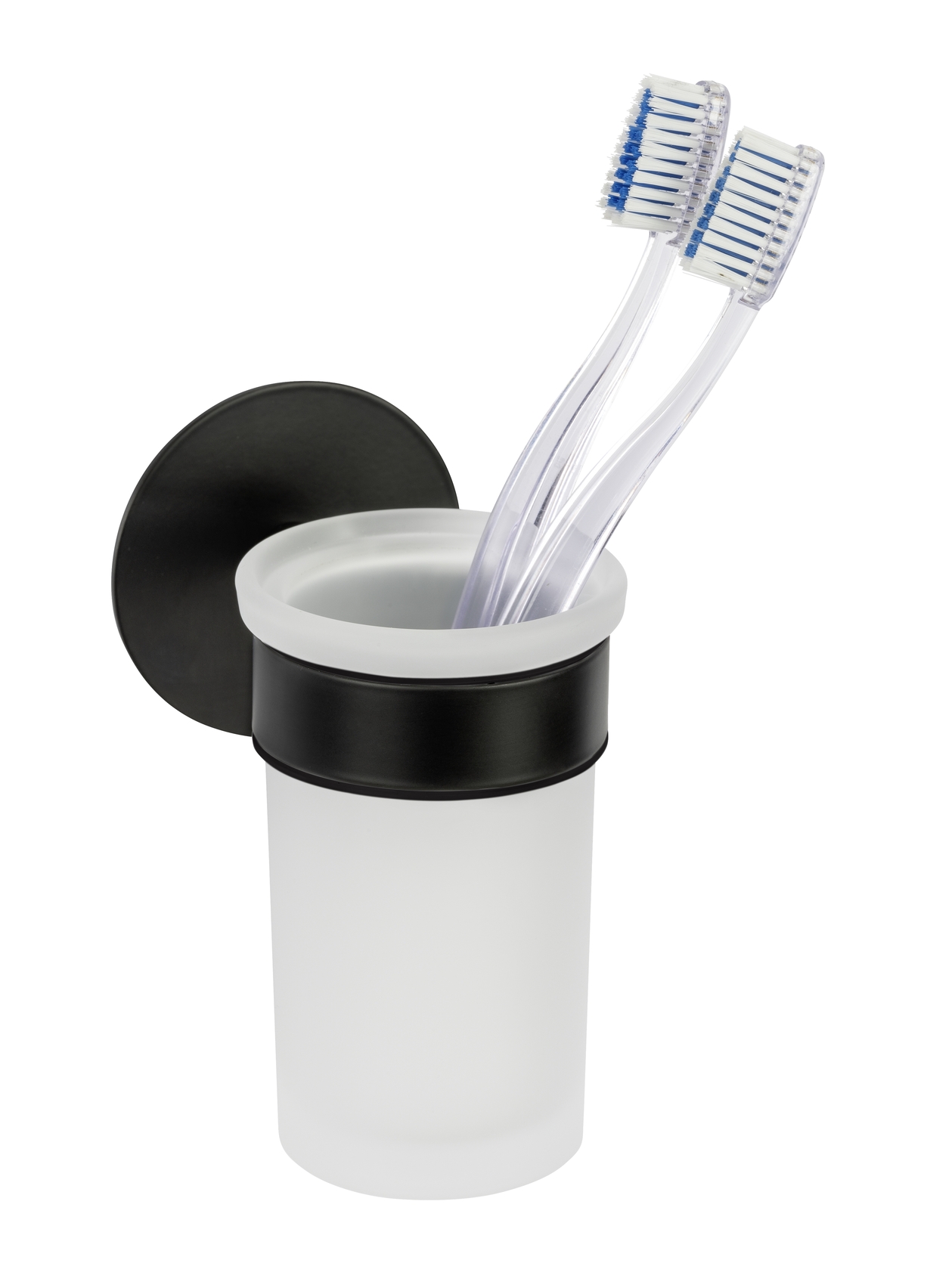 Schöner Wohnen Zahnputzbecherhalter Uno Meleto, schwarz Schöner Wohnen Zahnputzbecherhalter Uno Meleto, schwarz