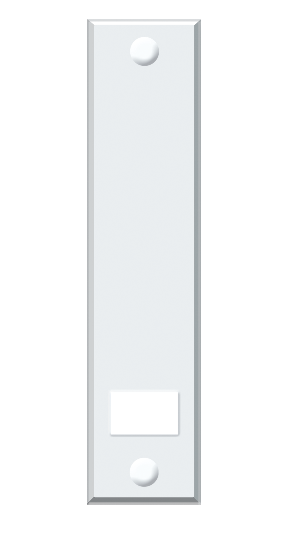 Schellenberg Abdeckplatte weiß, Lochabstand 13,5cm