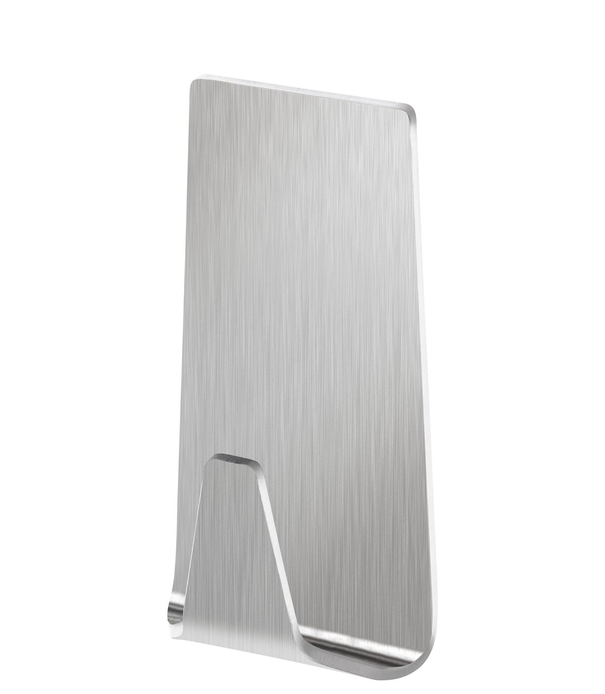 tesa_Powerstrips_hooks_58266_right_pr tesa Powerstrips Selbstklebehaken Large, Metall, rechteckig