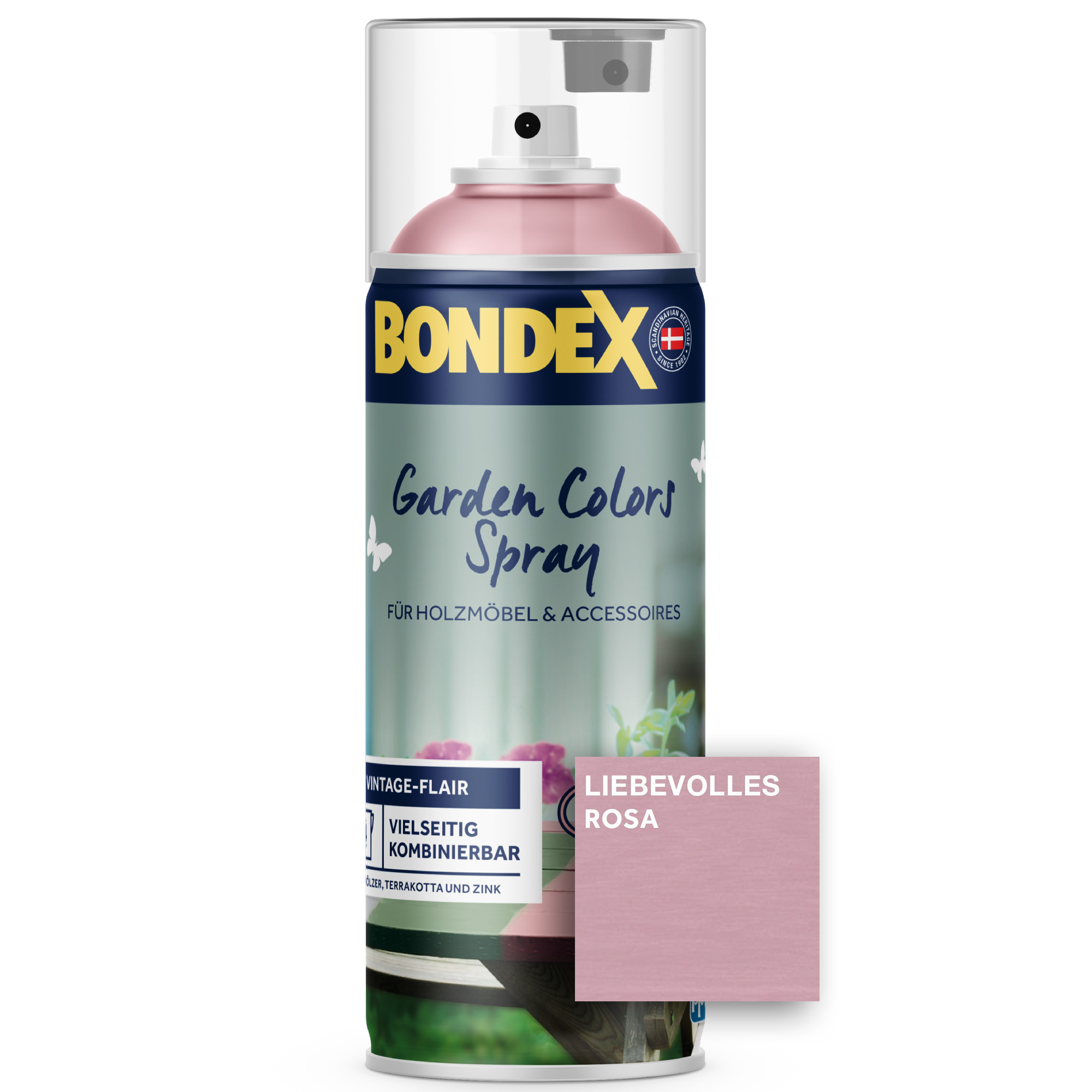Bondex Garden Colors Spray liebevolles rosa, 0,4 l Bondex Garden Colors Spray liebevolles rosa, 0,4 l