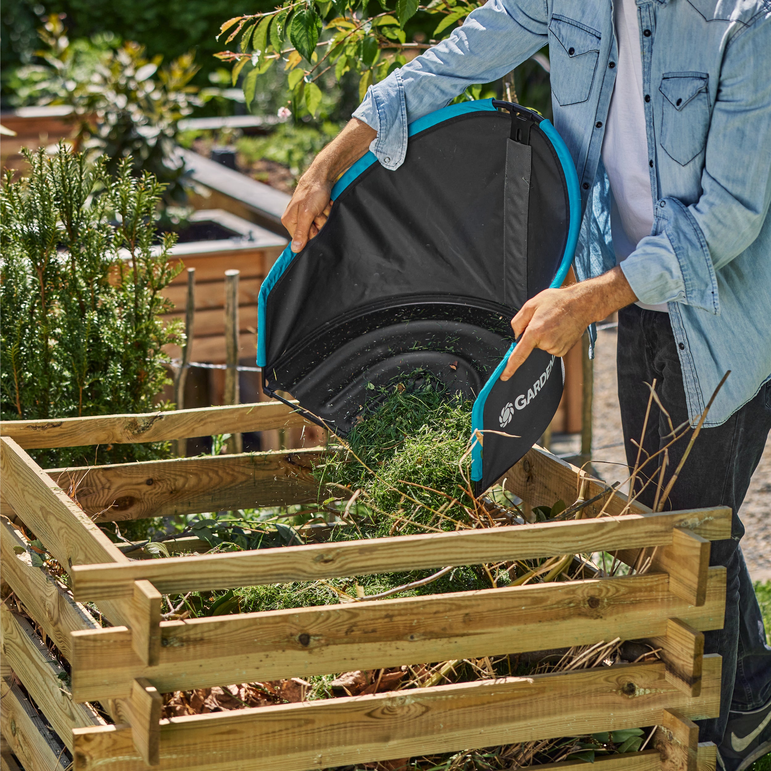 Gardena Grasfangkorb für Spindelmäher