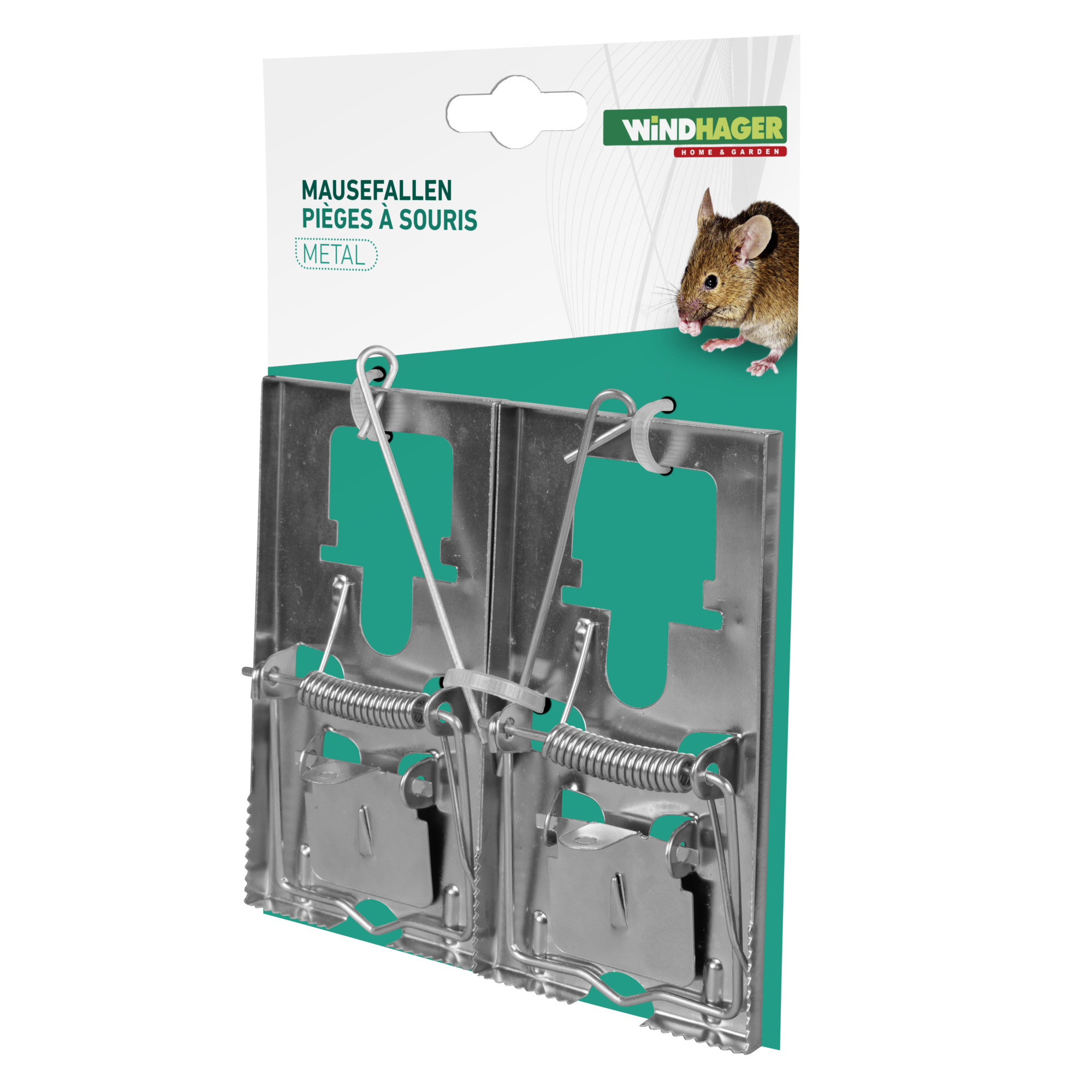 Windhager Mausefalle Metall, 2 Stück