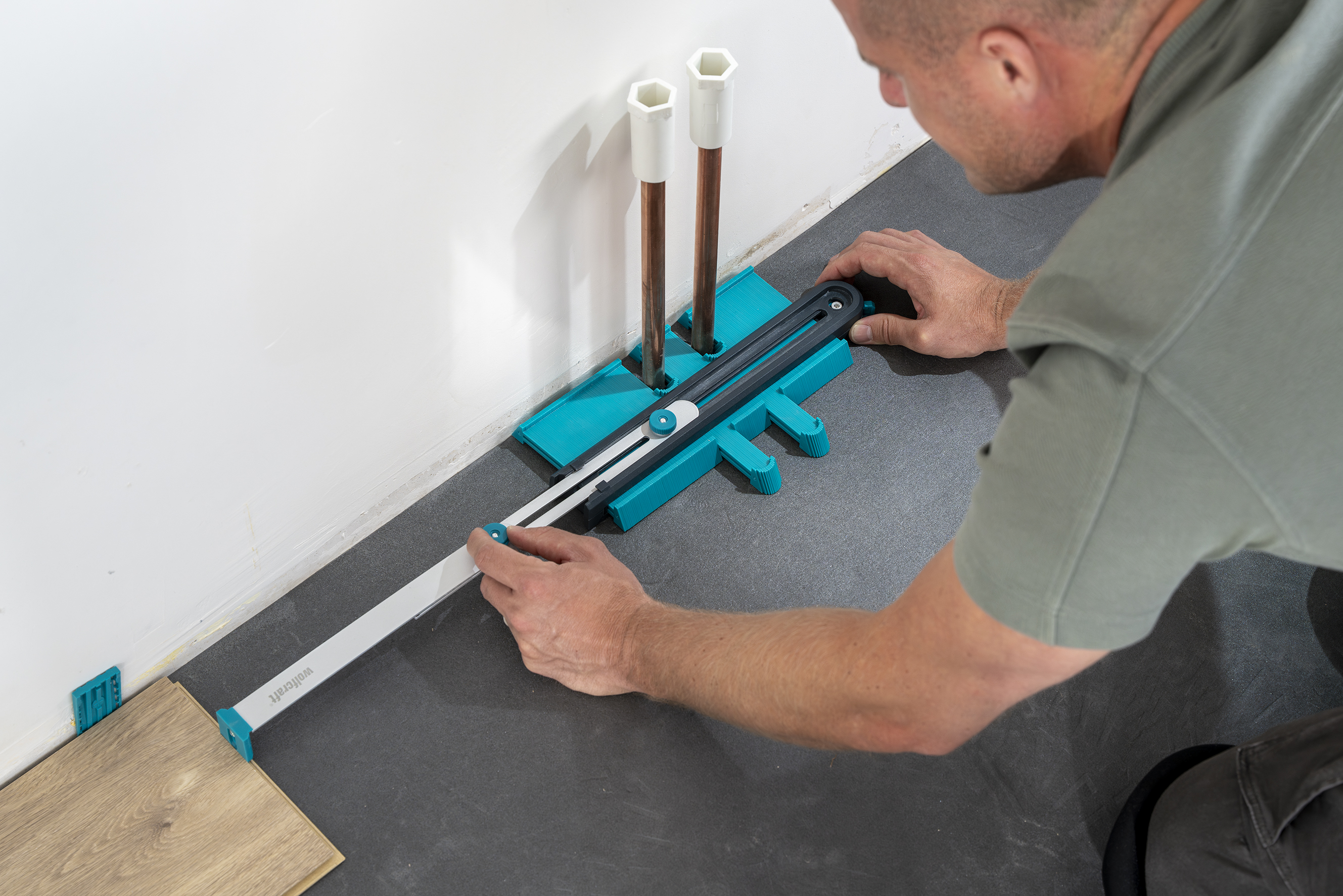 wolfcraft Konturenlehre PRO, 250 mm