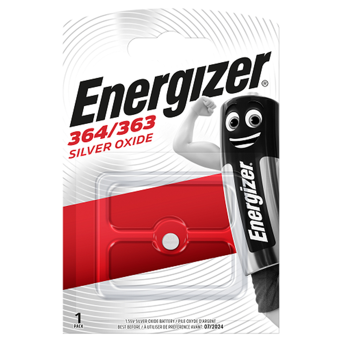 Energizer Uhrenbatterie Silberoxyd 364/363