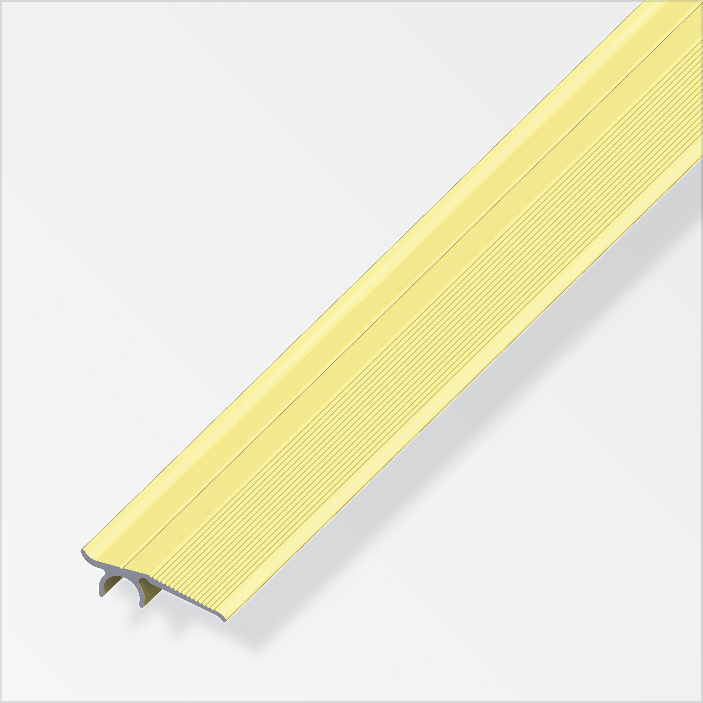 239333_Wandabschluss-Profil Alfer clipstech Wandabschluss-Profil, 32 mm, messing